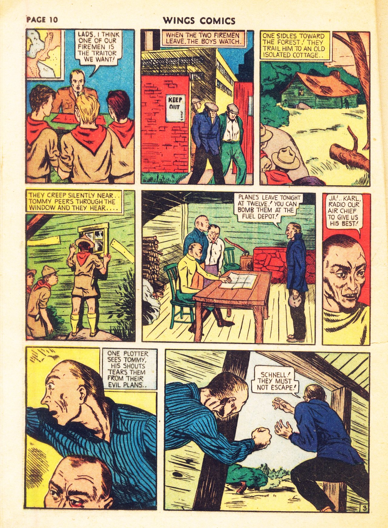 Read online Wings Comics comic -  Issue #8 - 12