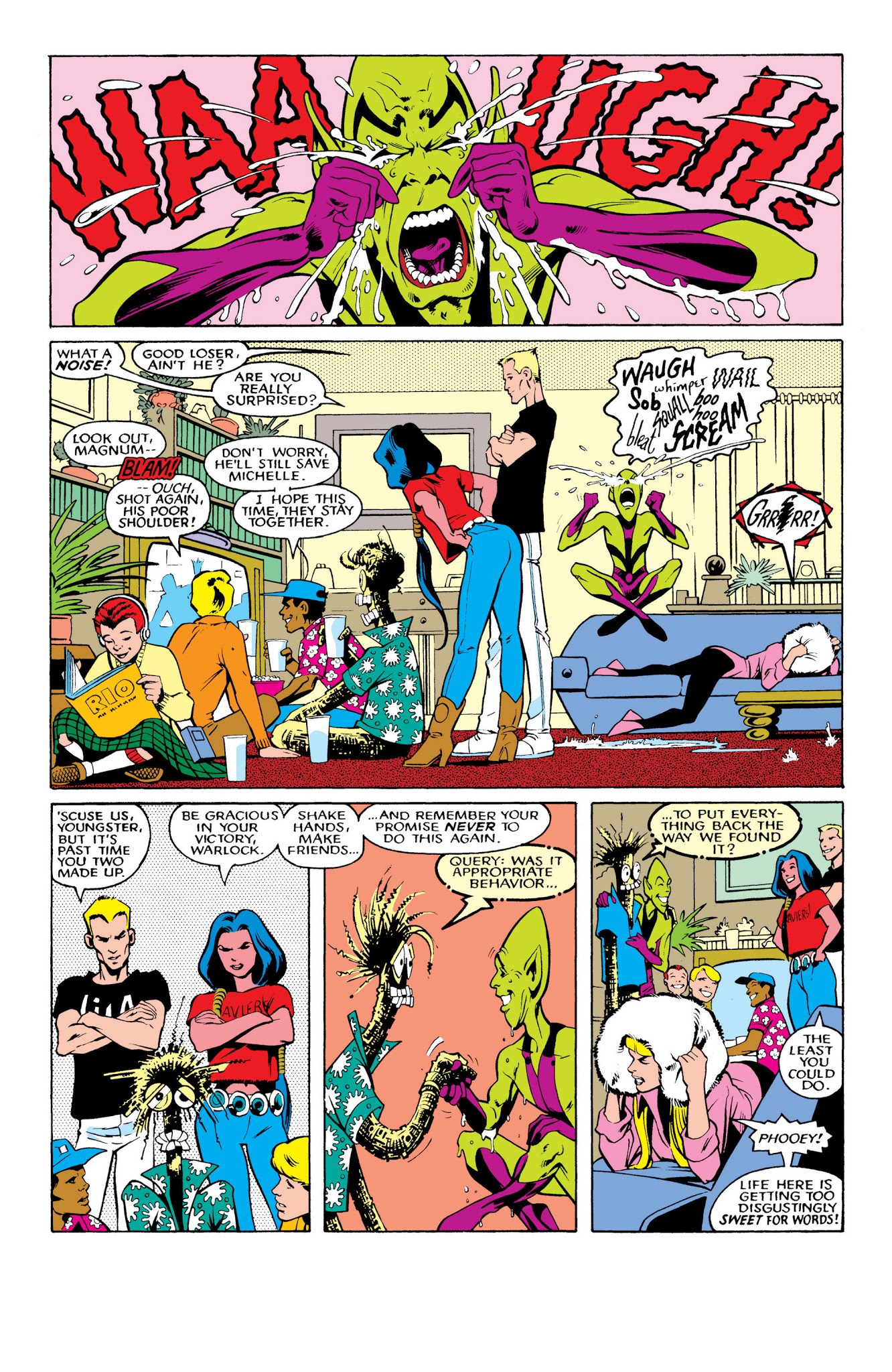 Read online New Mutants Classic comic -  Issue # TPB 7 - 154