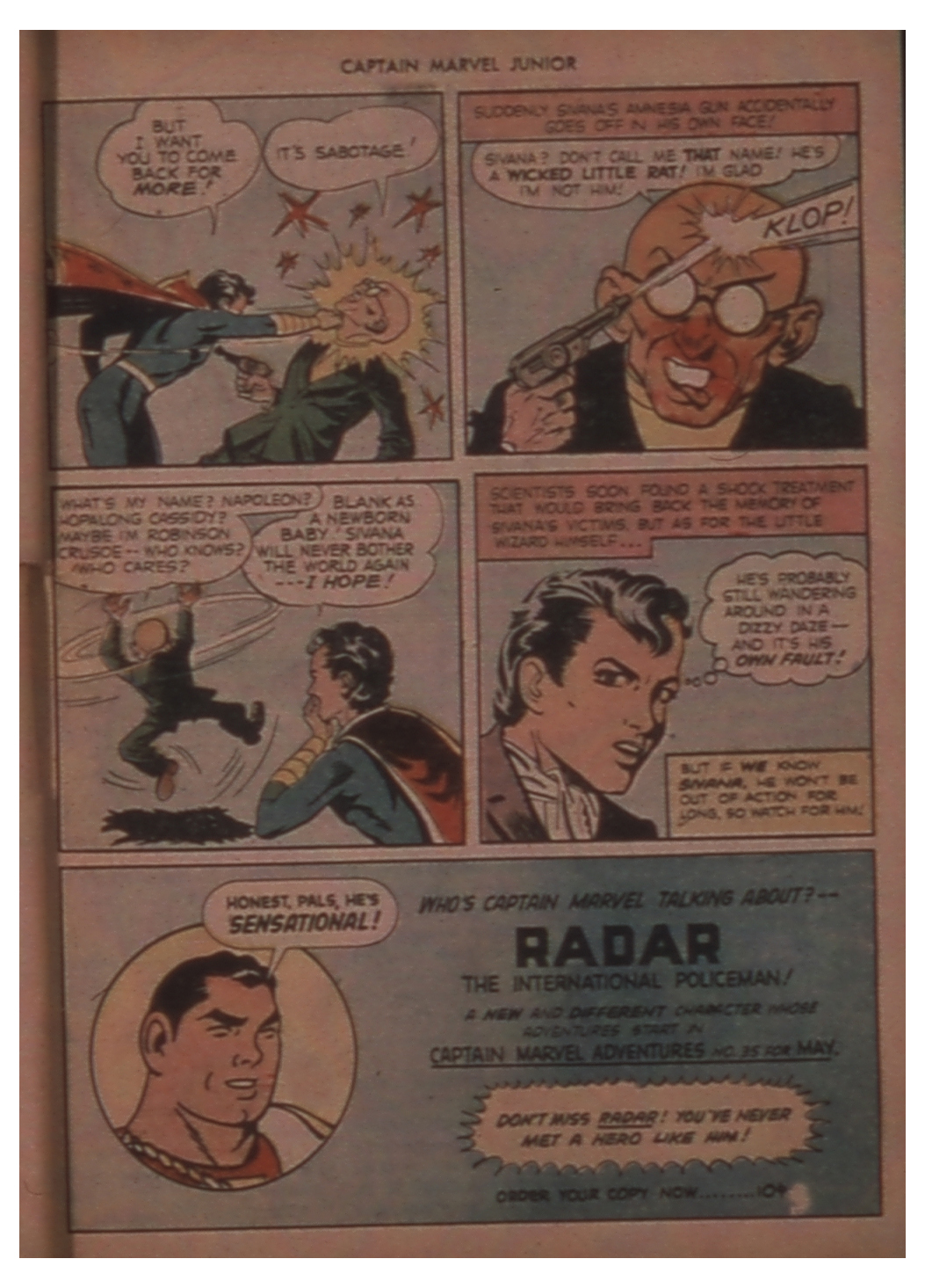 Read online Captain Marvel, Jr. comic -  Issue #18 - 37