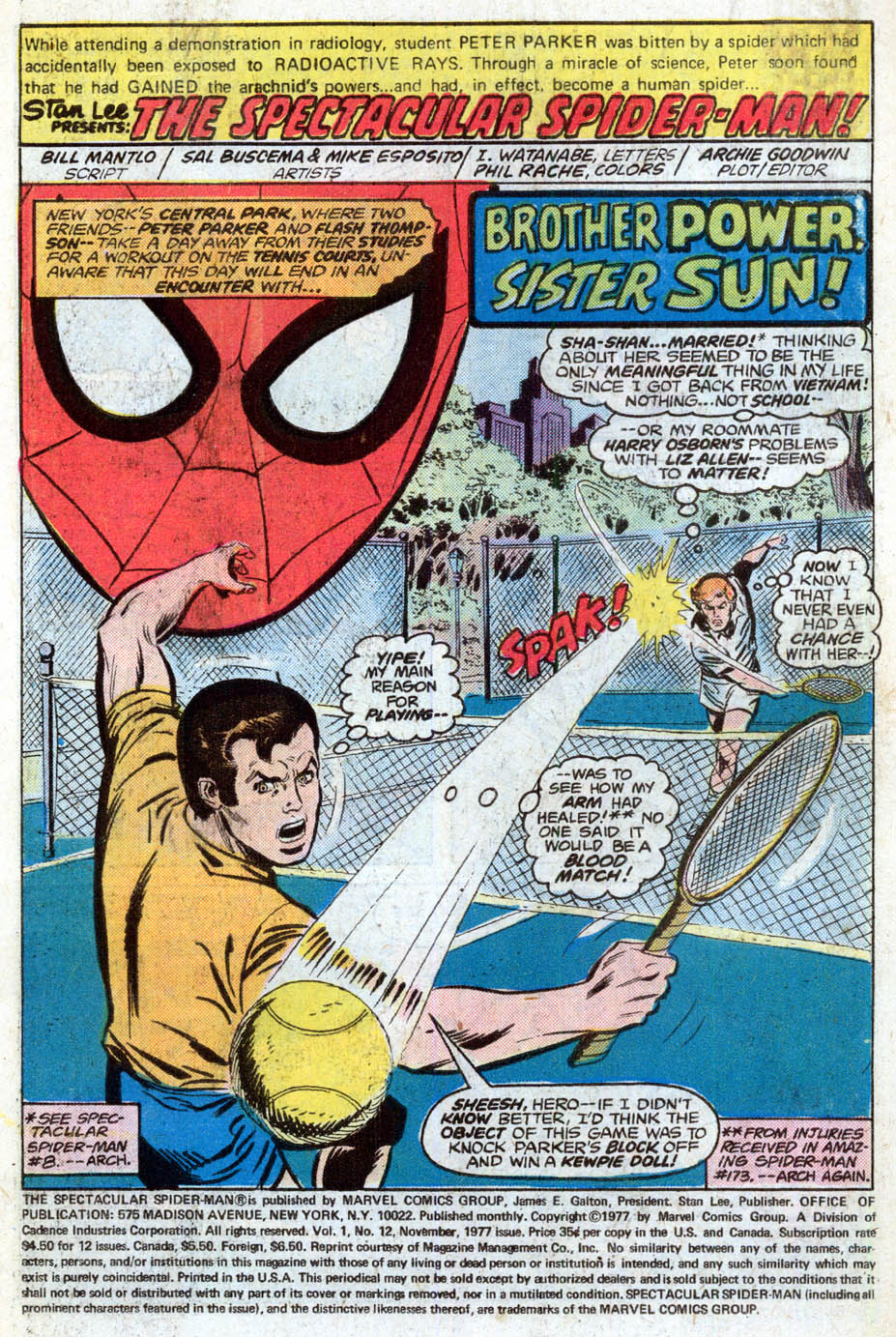 Read online The Spectacular Spider-Man (1976) comic -  Issue #12 - 2