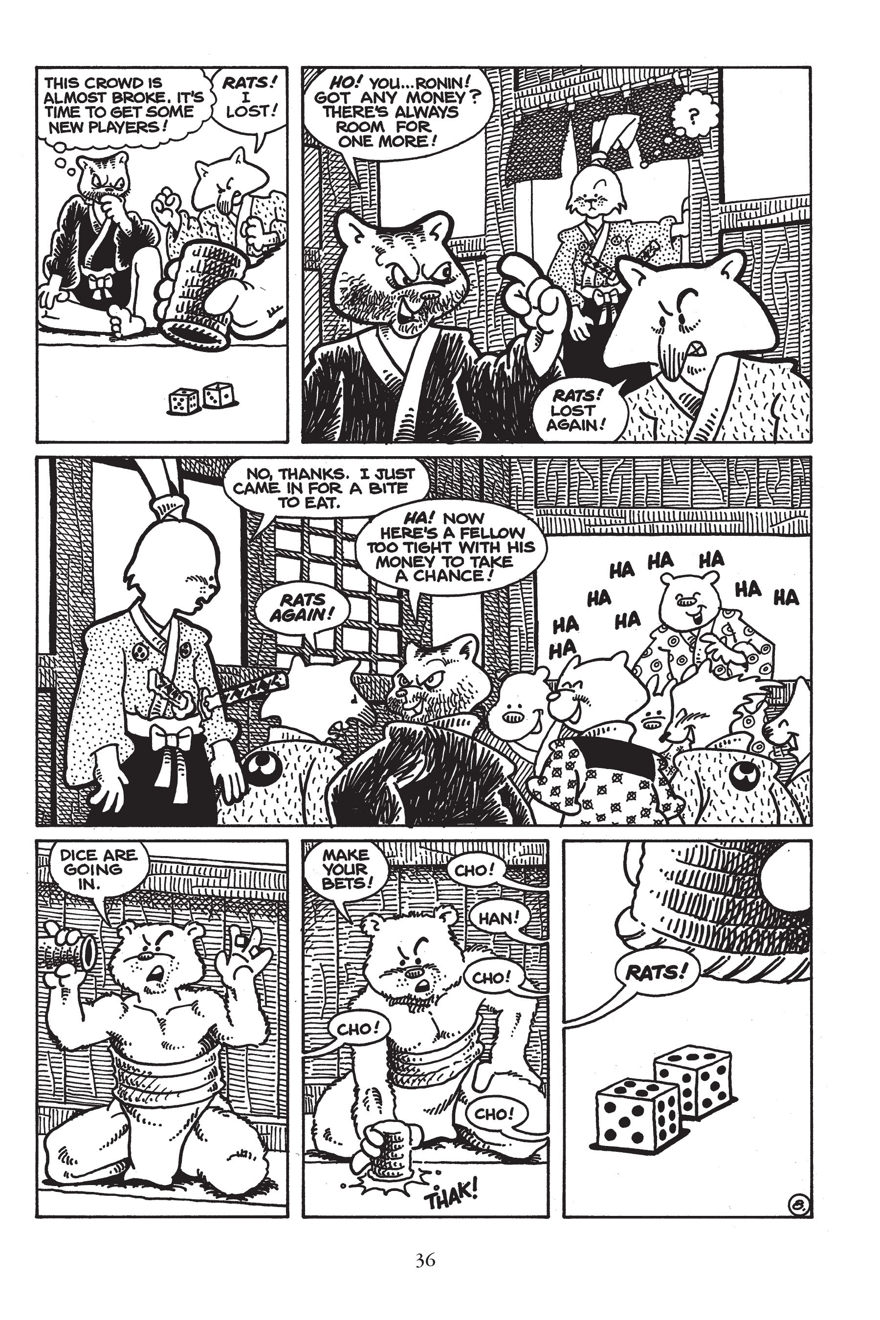 Read online Usagi Yojimbo (1987) comic -  Issue # _TPB 5 - 36
