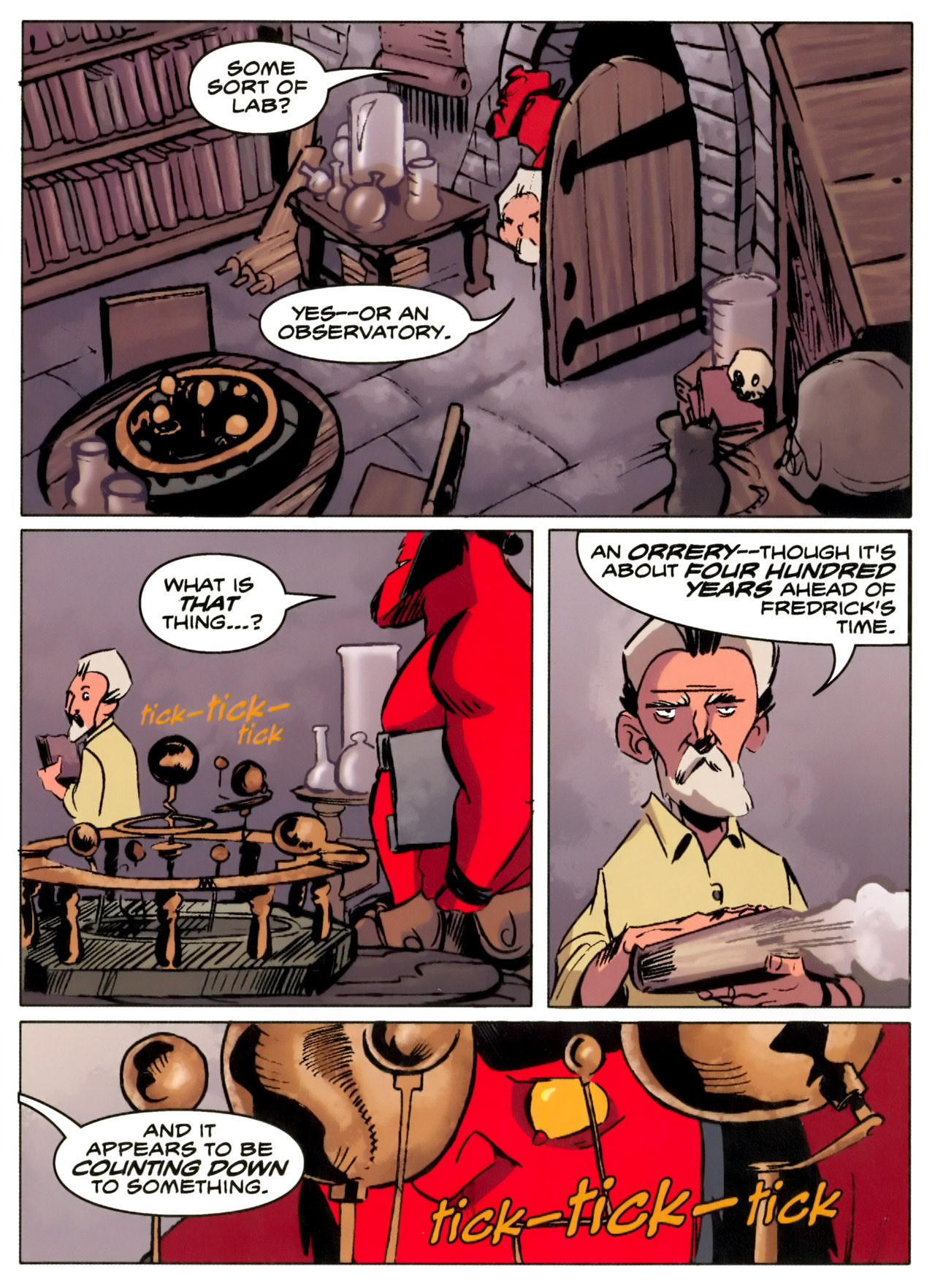 Read online Hellboy Animated: The Menagerie comic -  Issue # TPB - 37