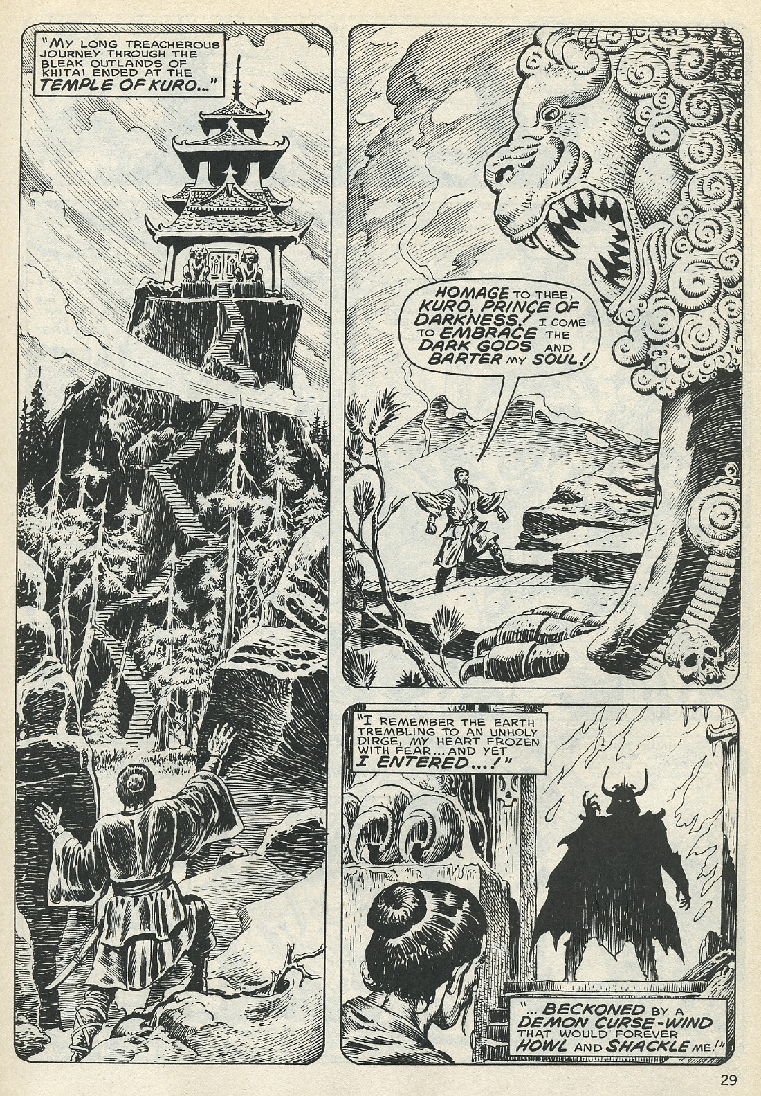 Read online The Savage Sword Of Conan comic -  Issue #132 - 29