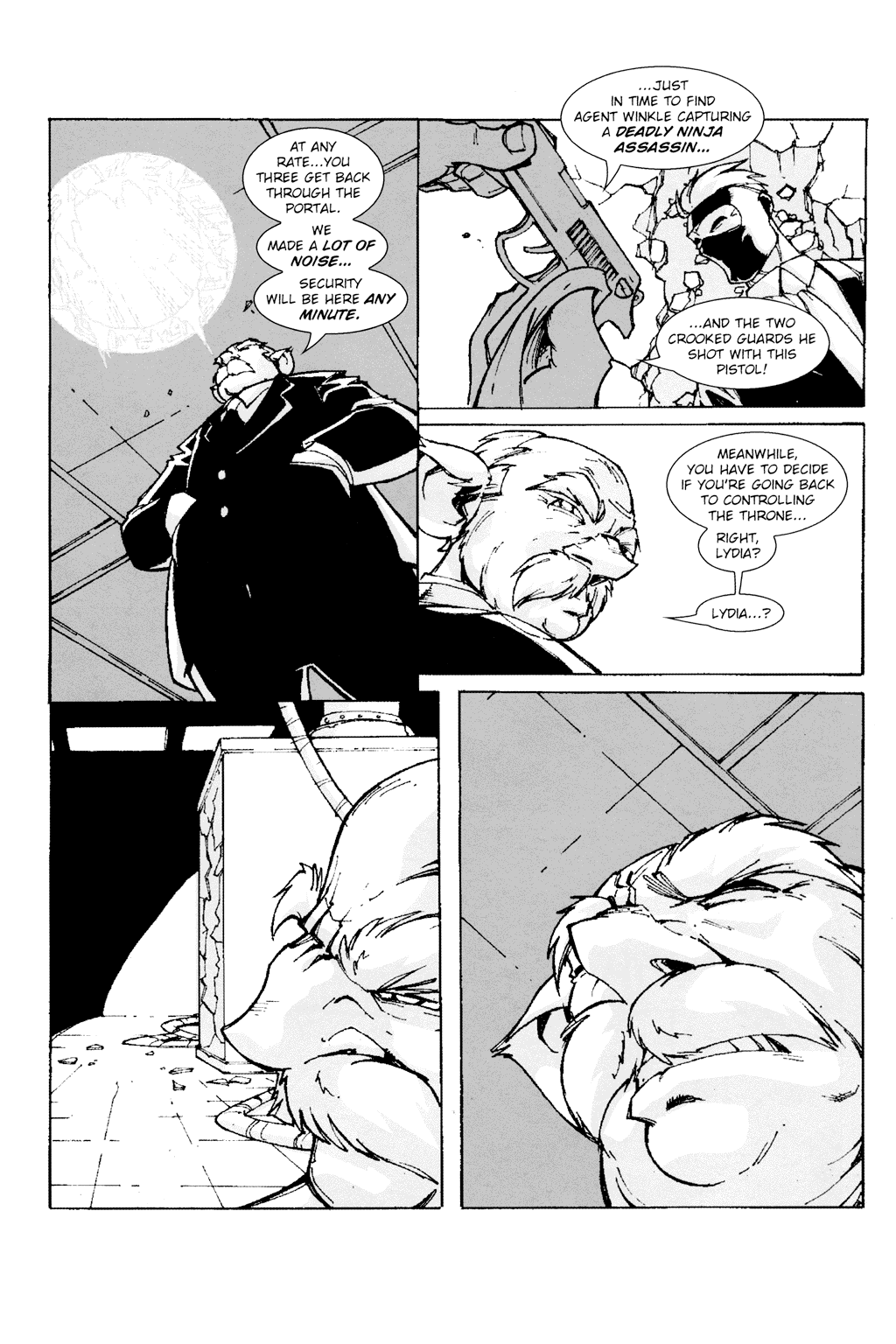Read online Gold Digger: Throne of Shadows comic -  Issue #4 - 27