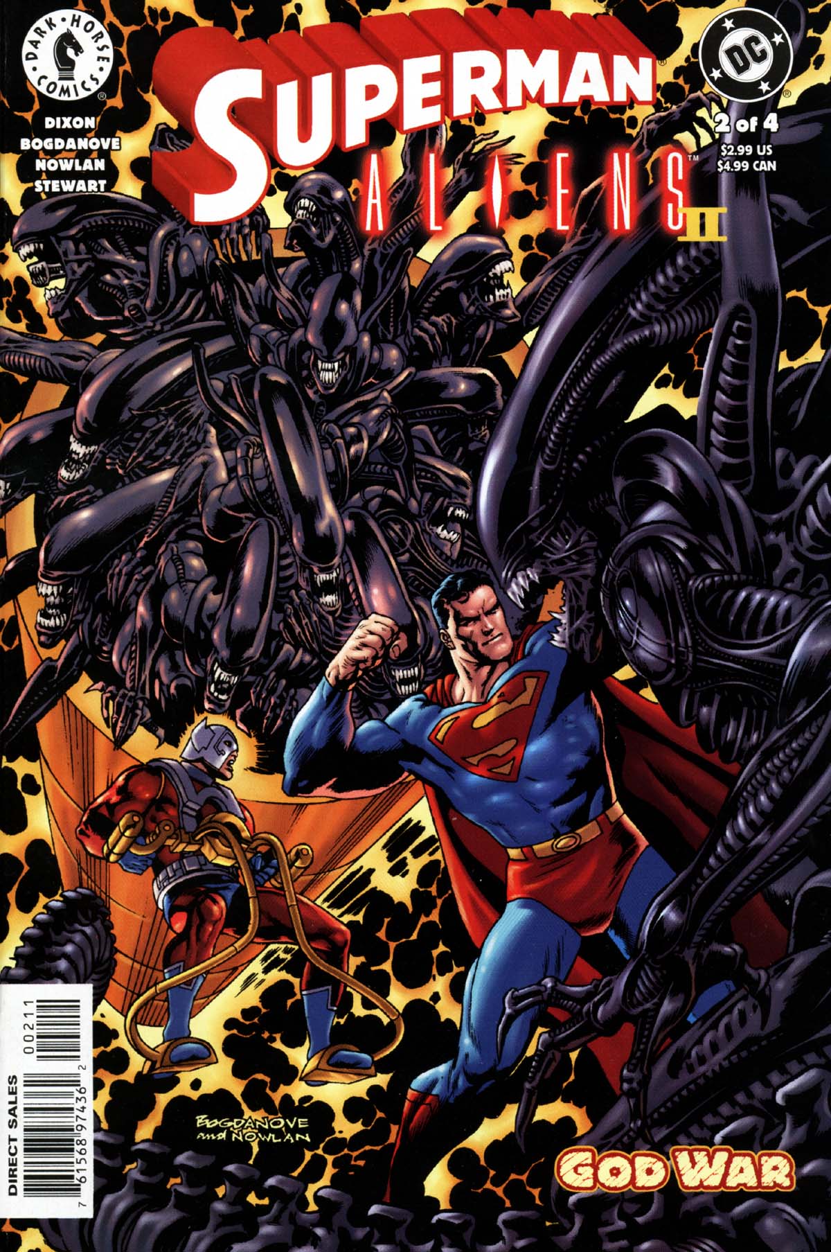 Read online Superman/Aliens 2: God War comic -  Issue #2 - 1