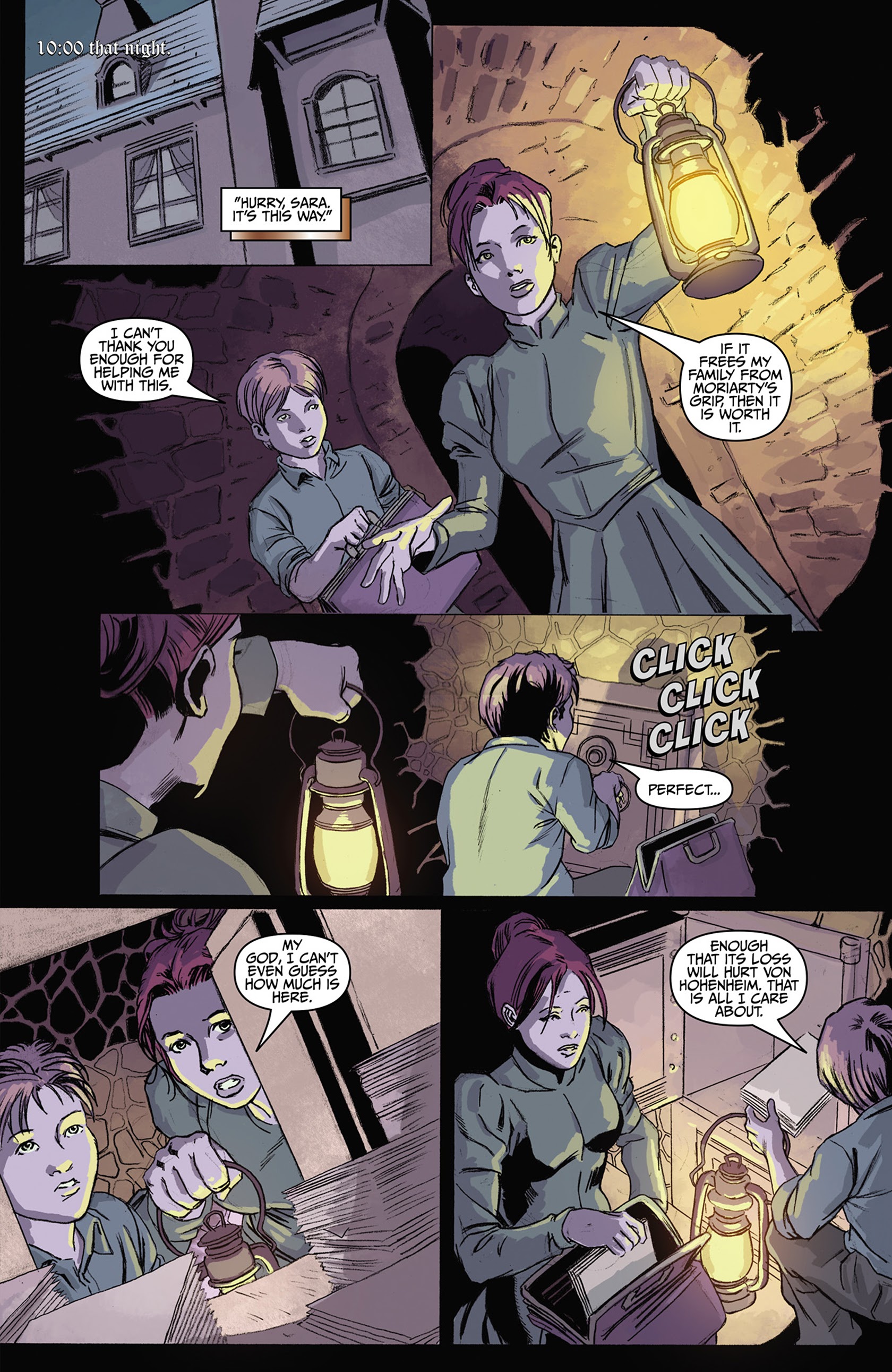 Read online Sherlock Holmes: Moriarty Lives comic -  Issue #4 - 13