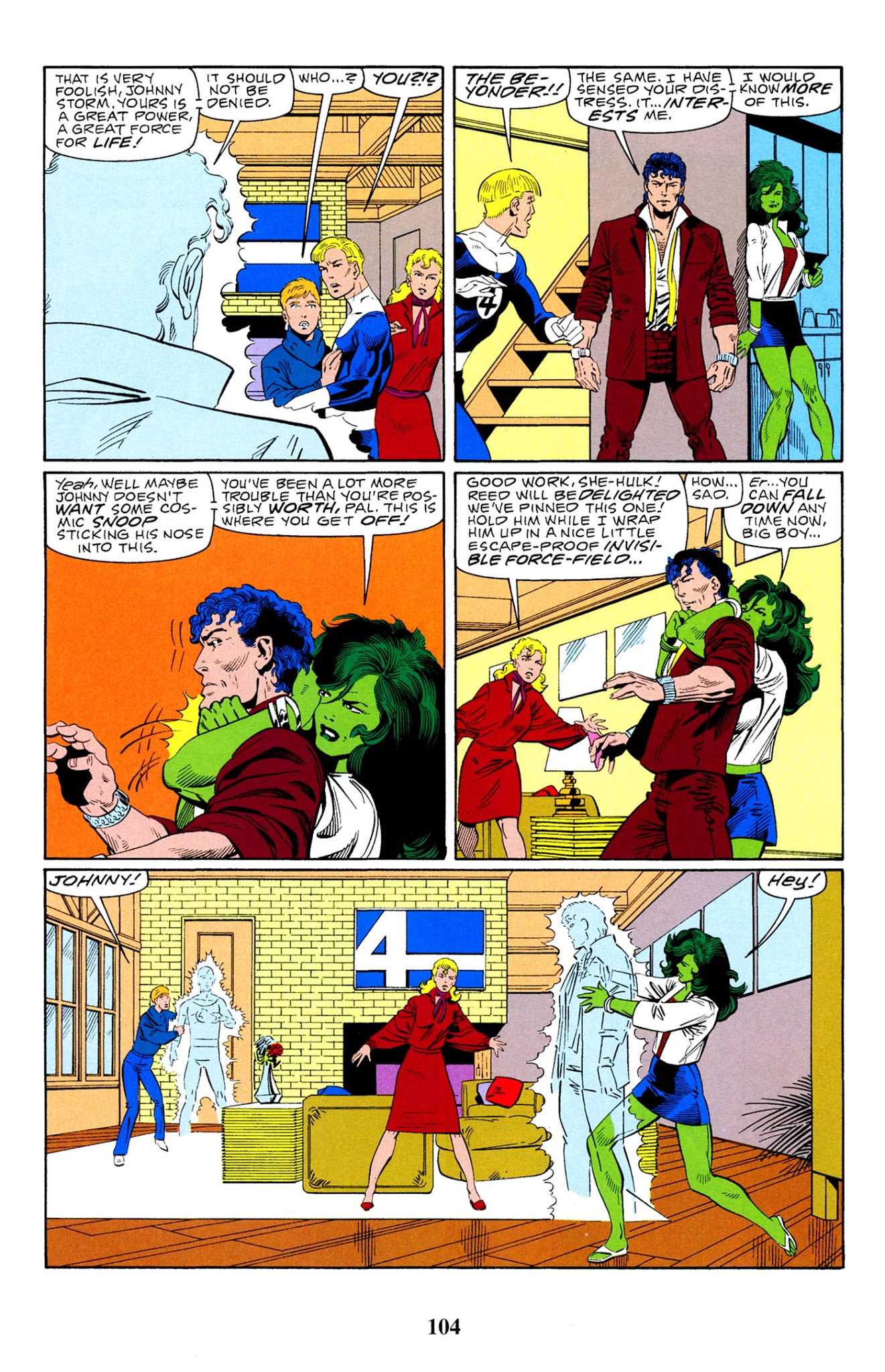 Read online Fantastic Four Visionaries: John Byrne comic -  Issue # TPB 7 - 105