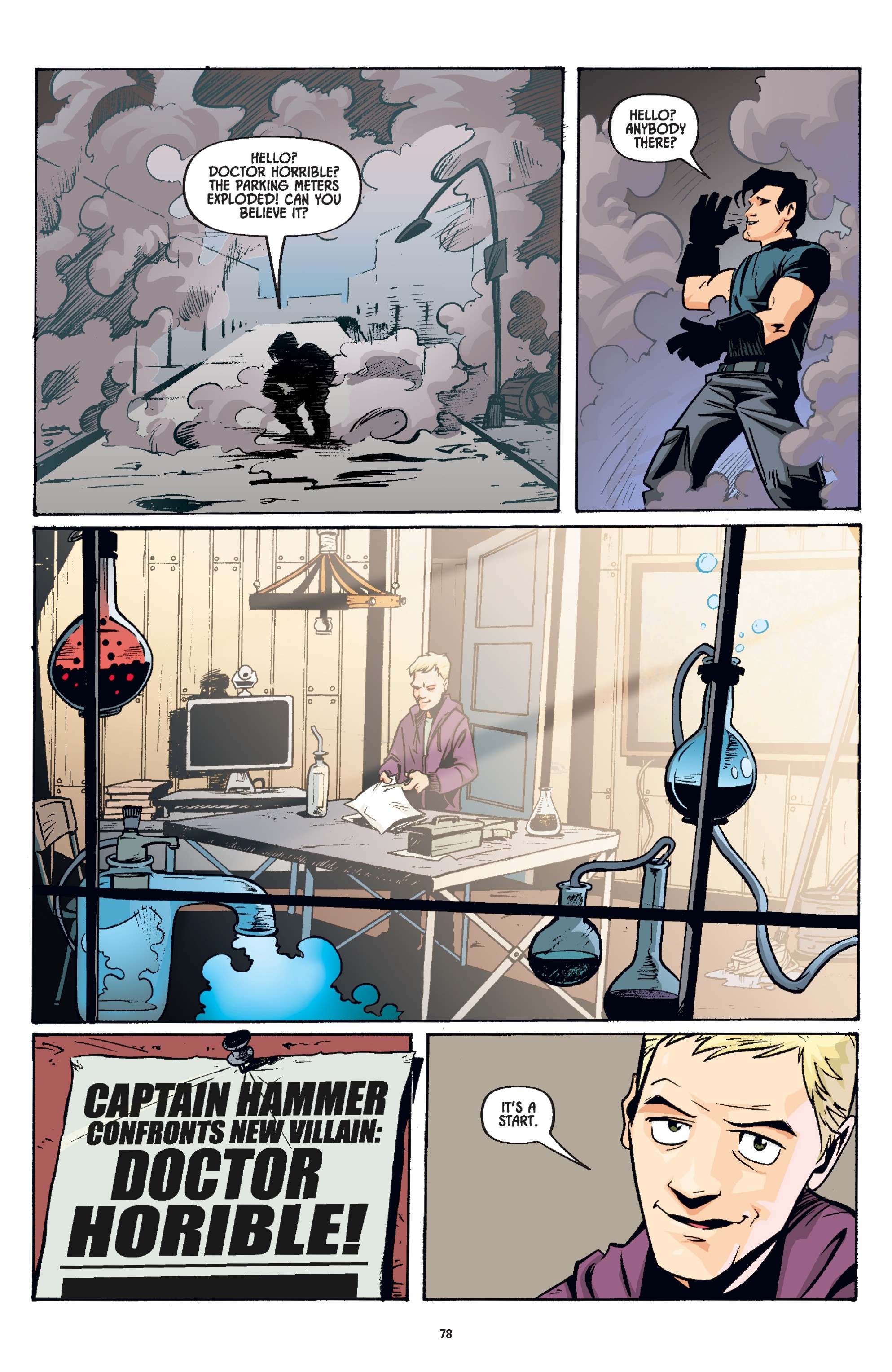 Read online Dr. Horrible and Other Horrible Stories comic -  Issue # TPB - 77