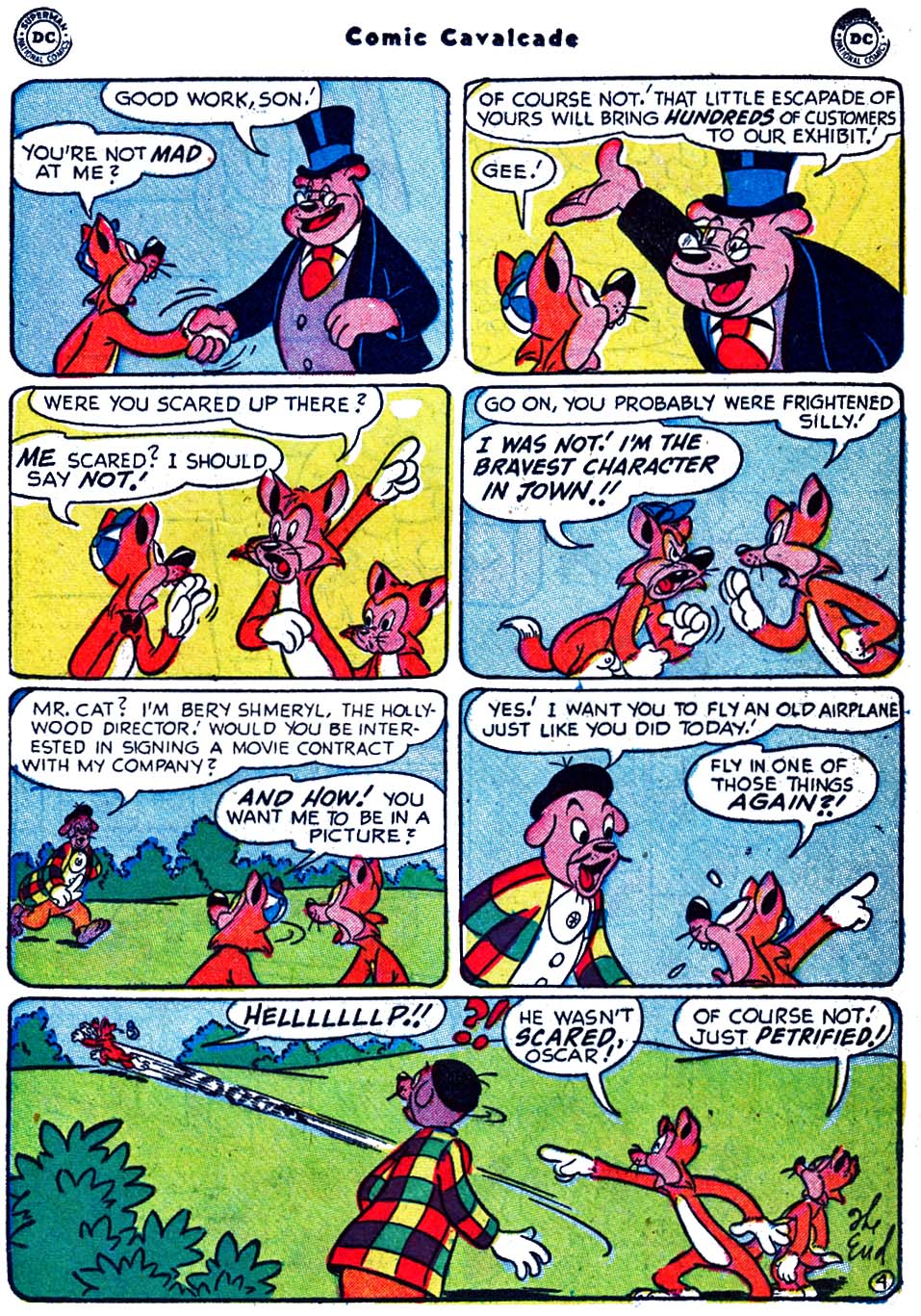 Read online Comic Cavalcade comic -  Issue #53 - 19