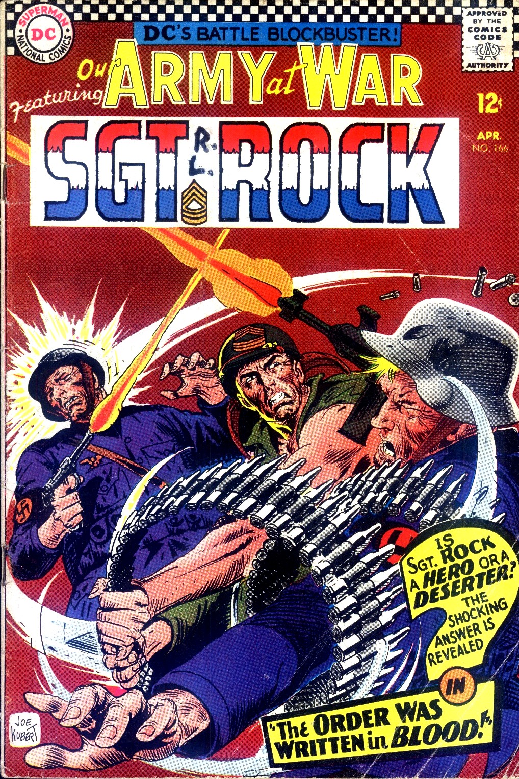 Read online Our Army at War (1952) comic -  Issue #166 - 1