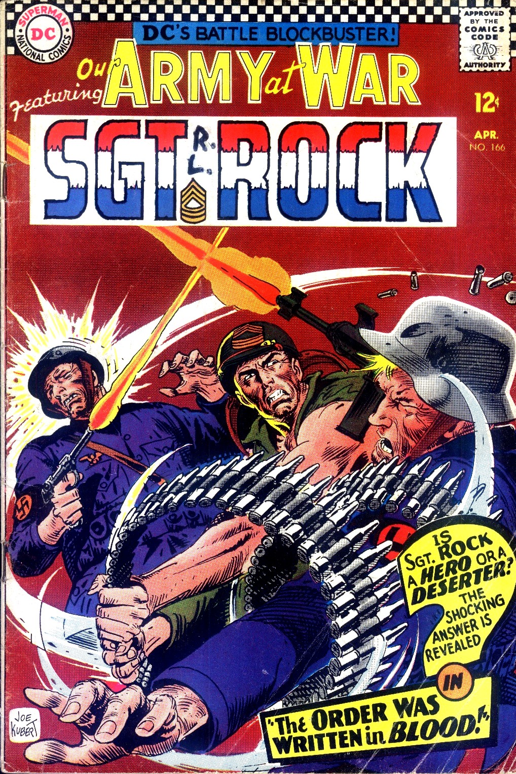 Read online Our Army at War (1952) comic -  Issue #166 - 1