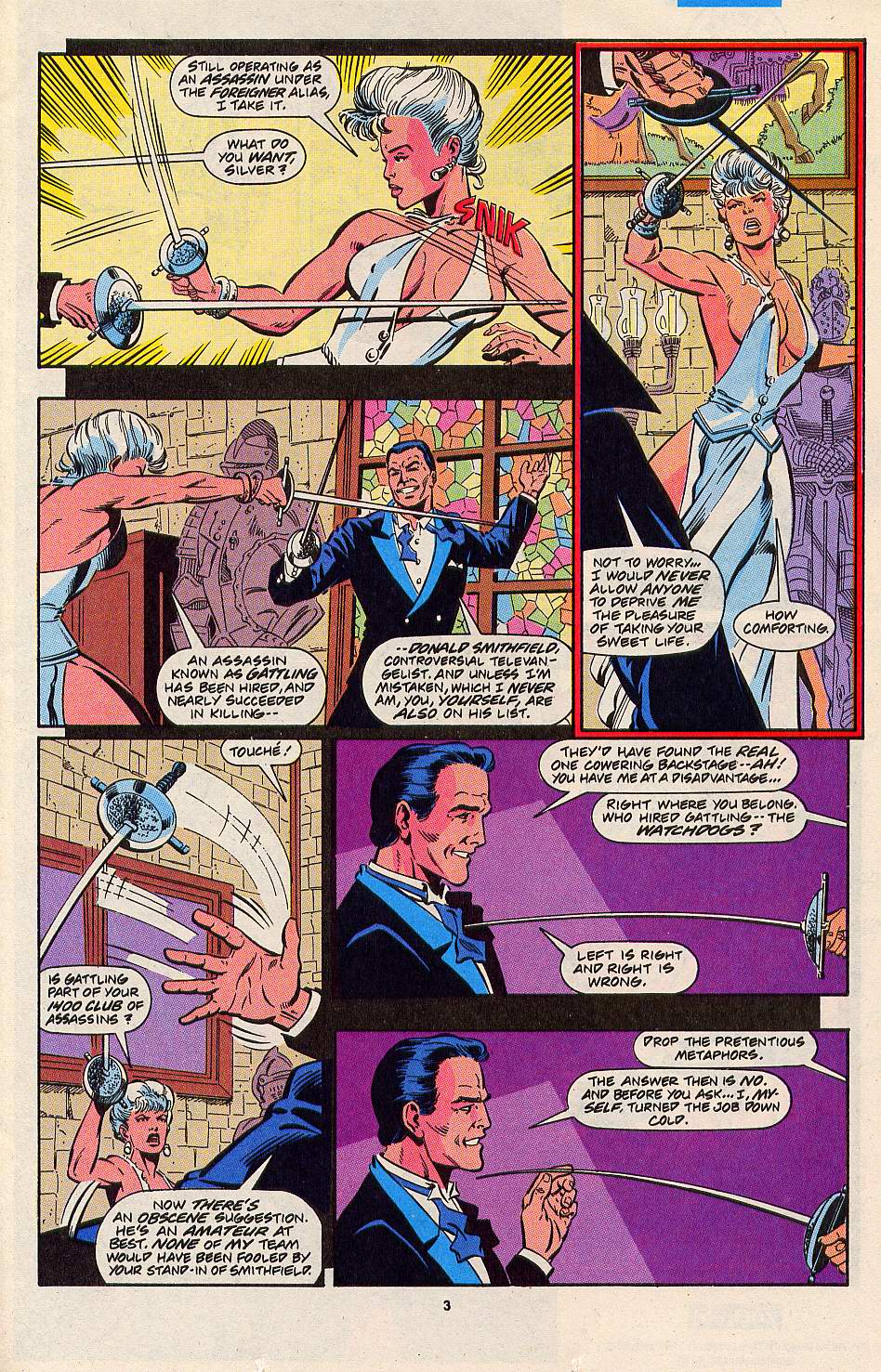 Read online Silver Sable and the Wild Pack comic -  Issue #3 - 4