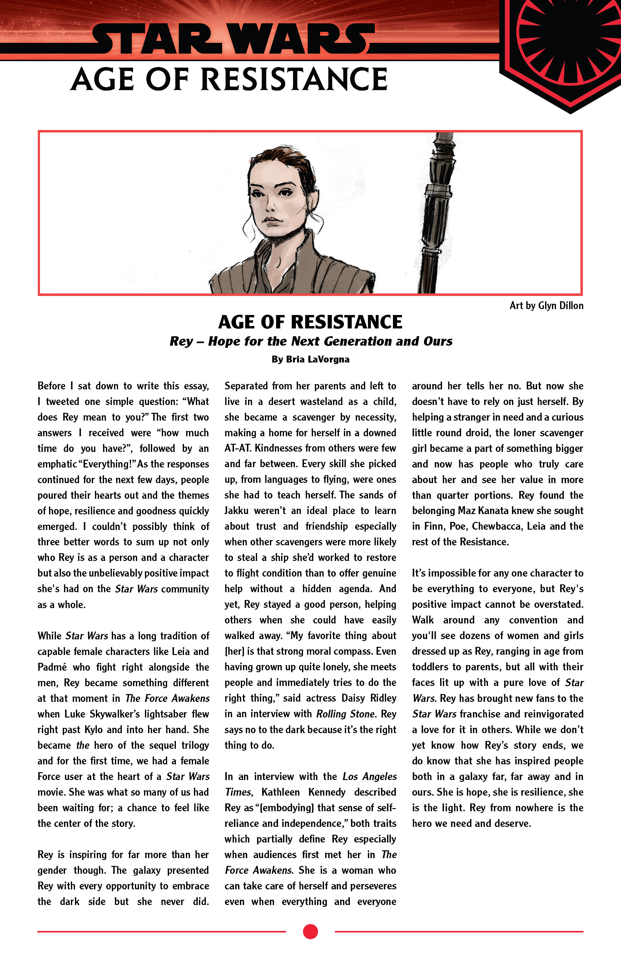Read online Star Wars: Age Of Resistance comic -  Issue # Rey - 23