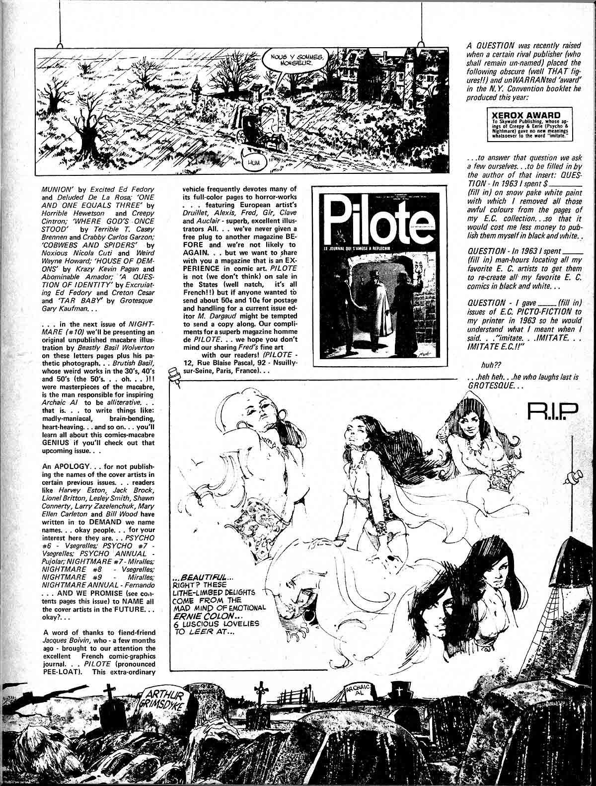 Read online Psycho comic -  Issue #9 - 19