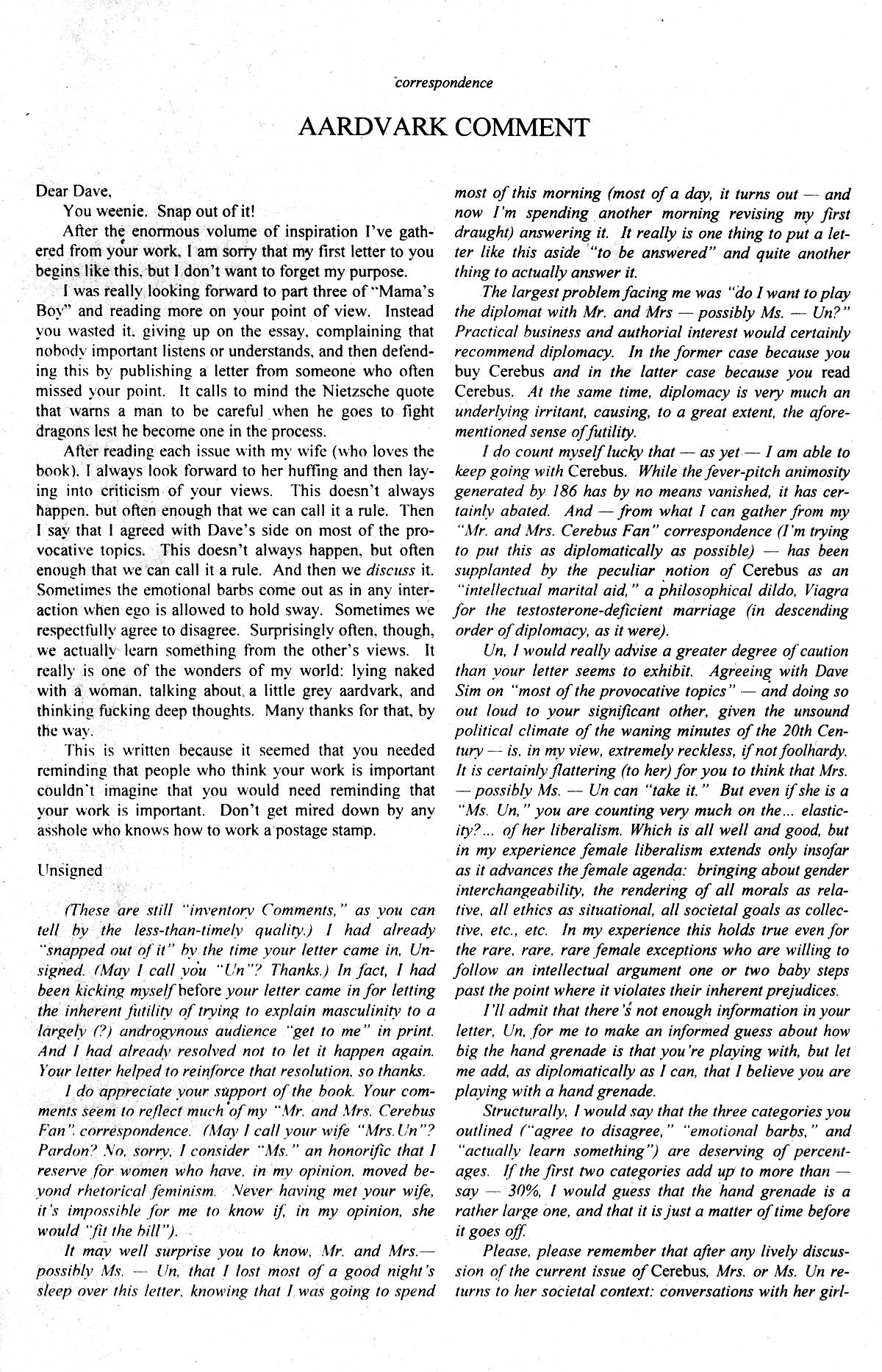 Read online Cerebus comic -  Issue #236 - 23