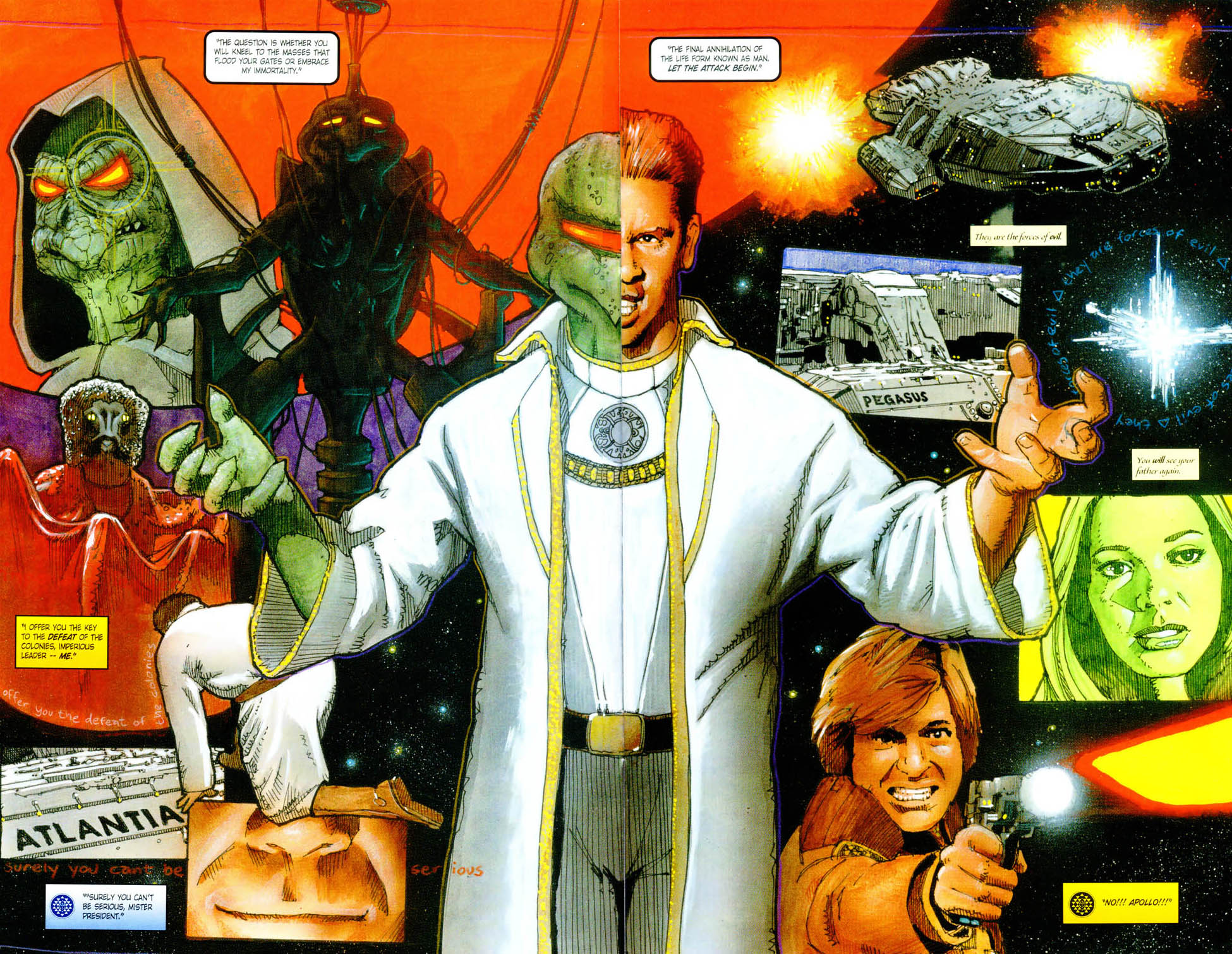 Read online Battlestar Galactica (1999) comic -  Issue #0 - 8