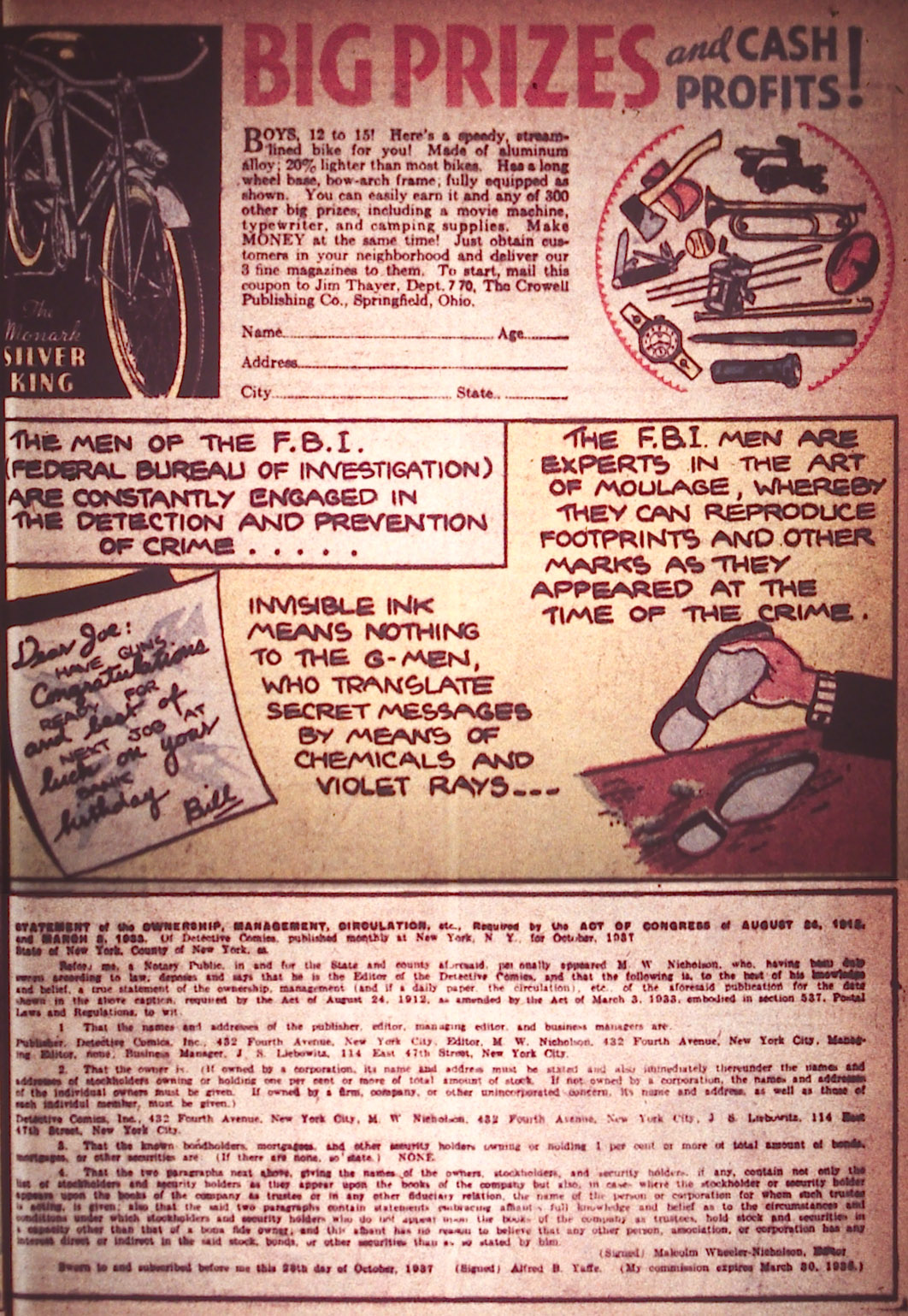 Read online Detective Comics (1937) comic -  Issue #12 - 9