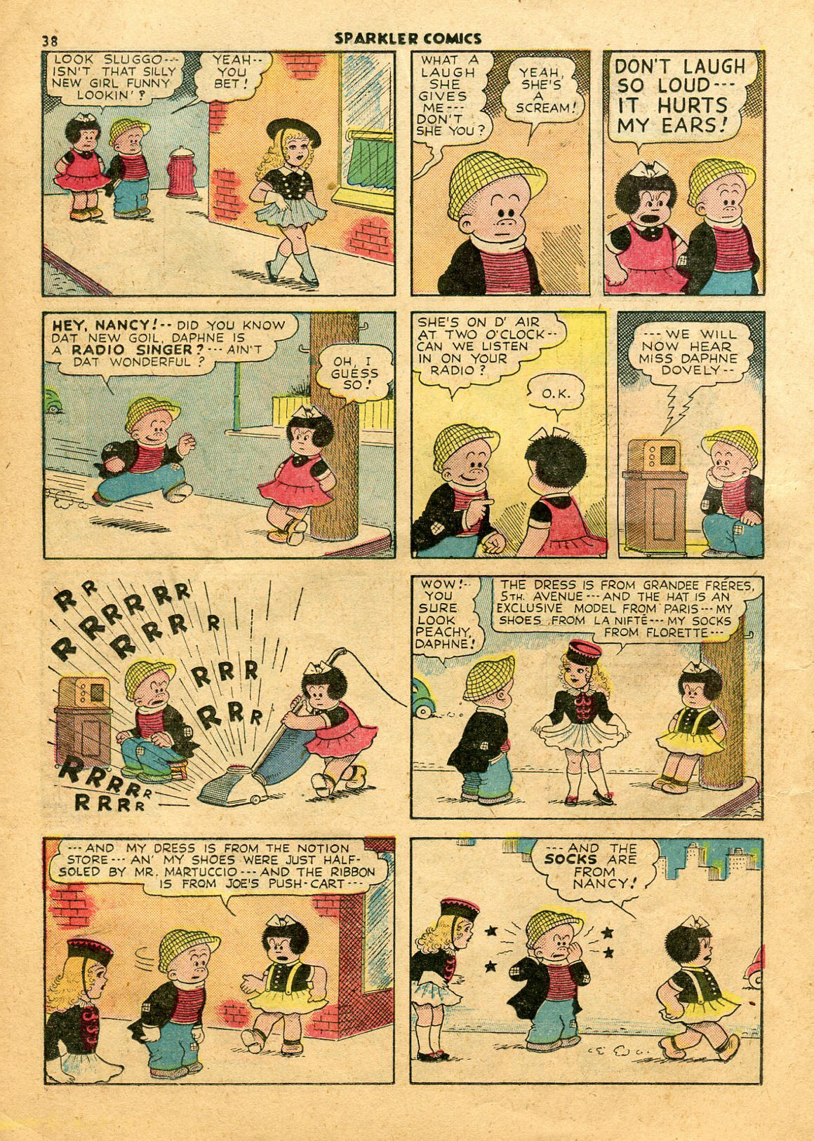 Read online Sparkler Comics comic -  Issue #23 - 36