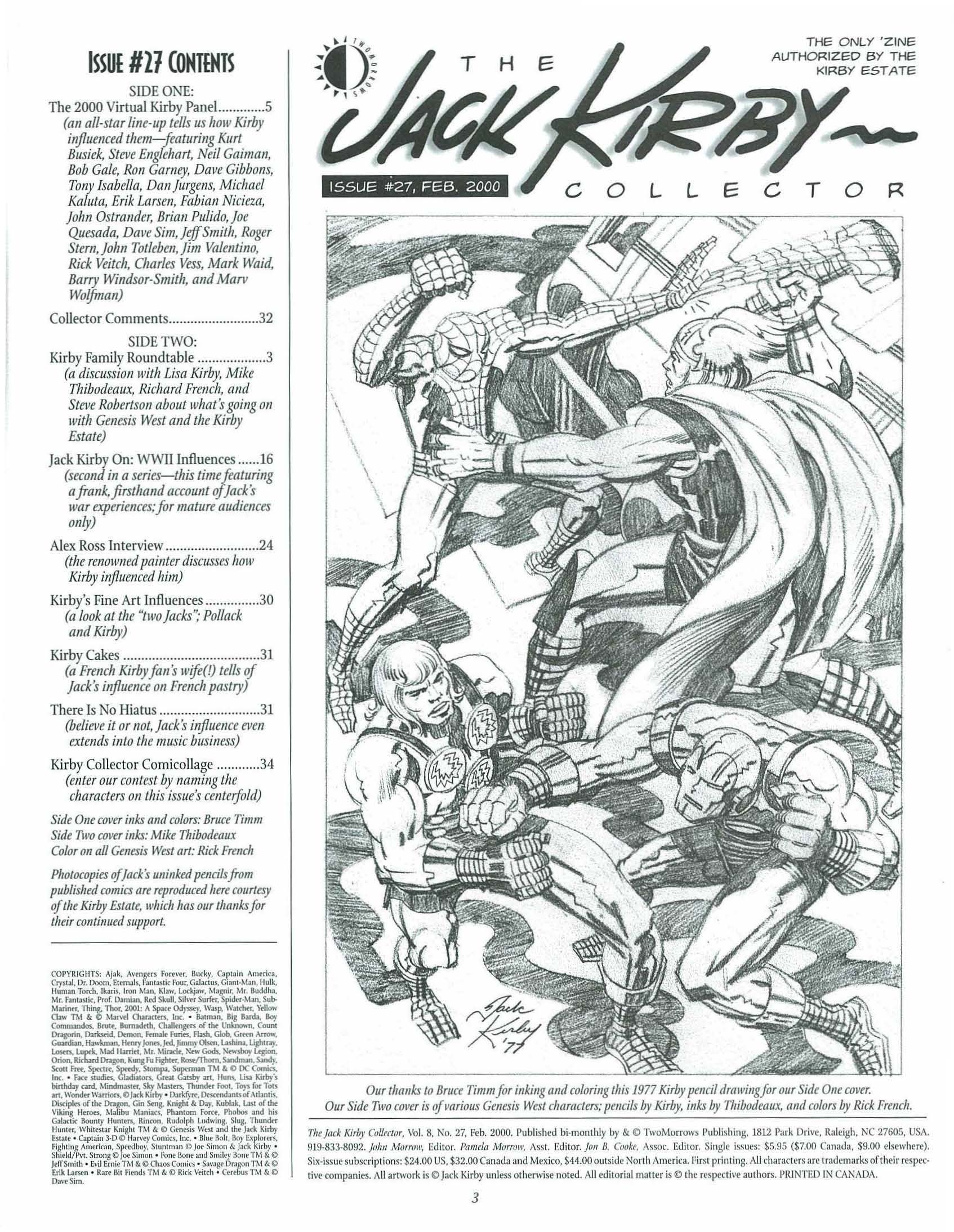 Read online The Jack Kirby Collector comic -  Issue #27 - 3