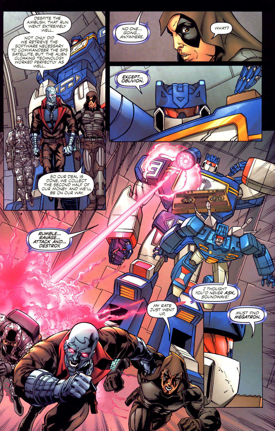 Read online G.I. Joe vs. The Transformers comic -  Issue #4 - 6
