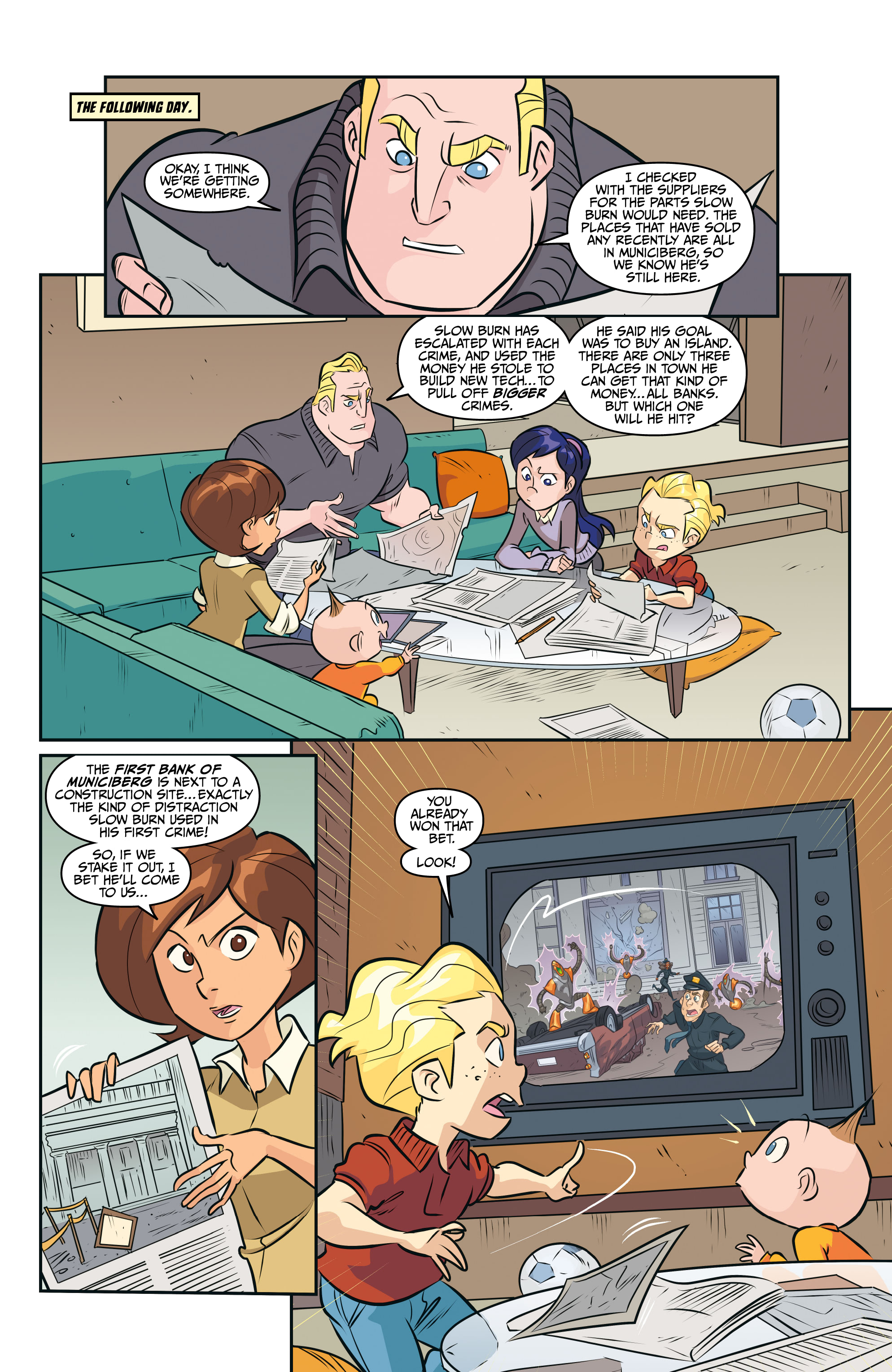 Read online Incredibles 2: Slow Burn comic -  Issue #2 - 16