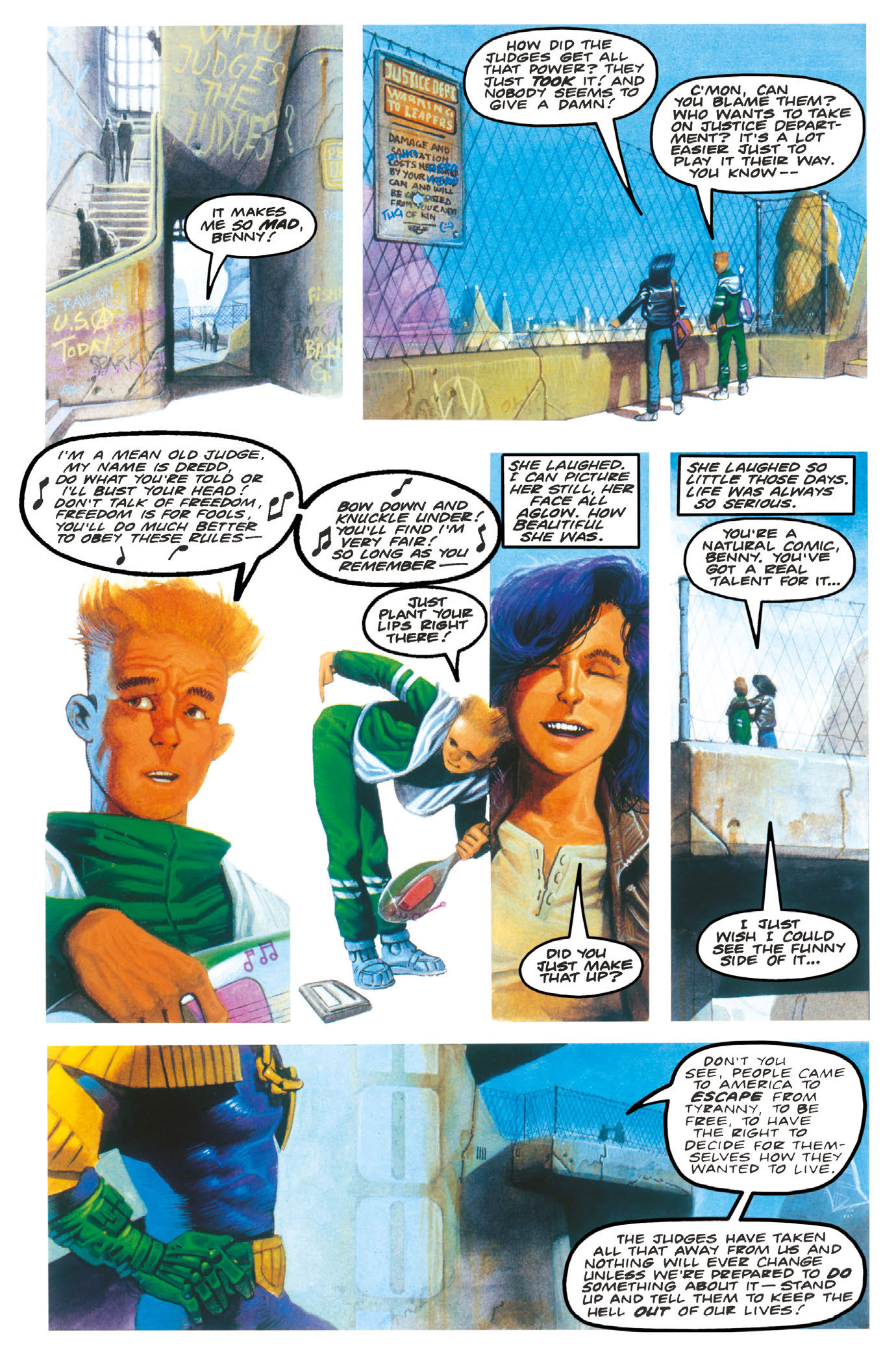 Read online Essential Judge Dredd: America comic -  Issue # TPB (Part 1) - 57