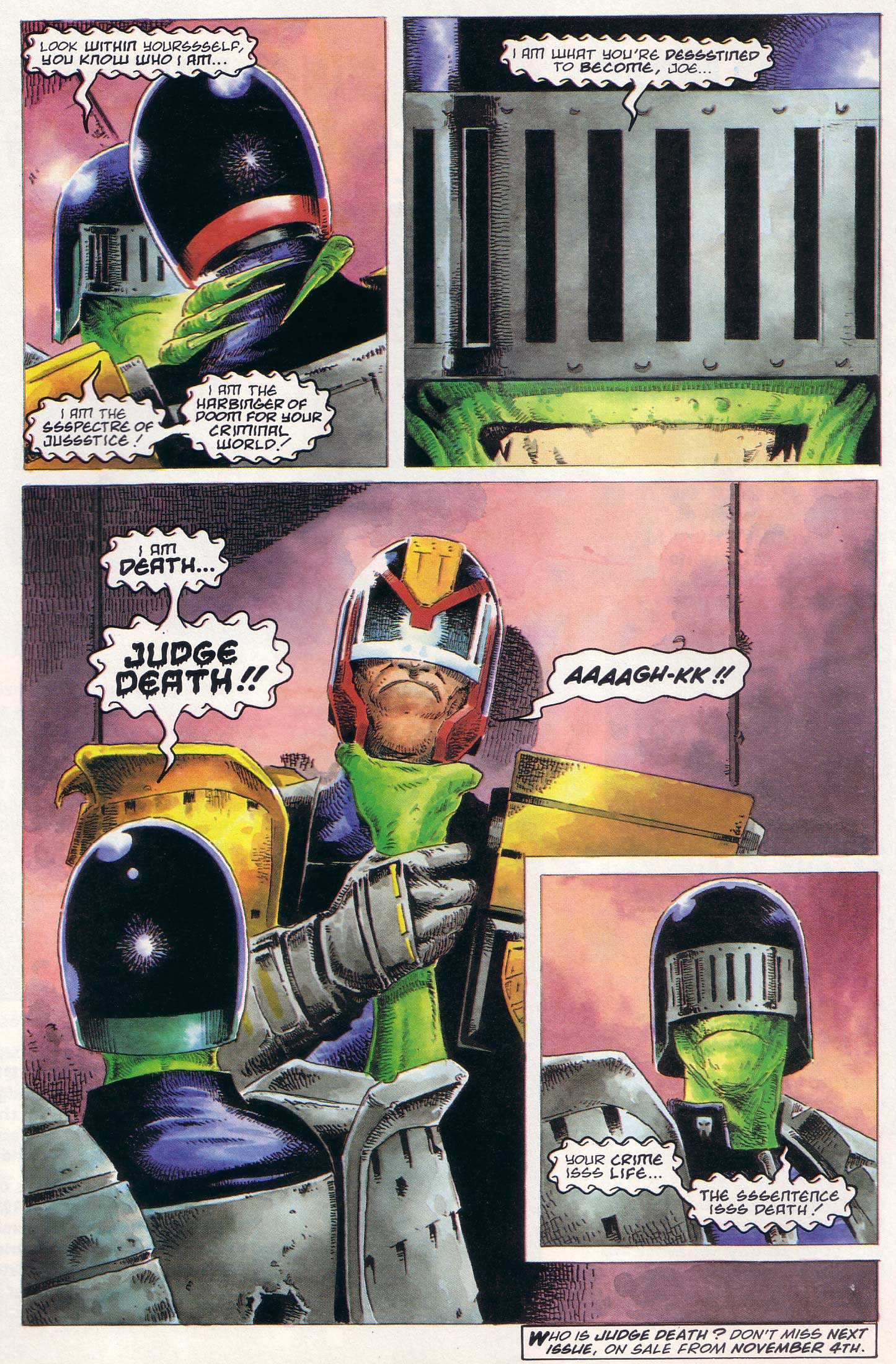 Read online Judge Dredd Lawman of the Future comic -  Issue #8 - 13