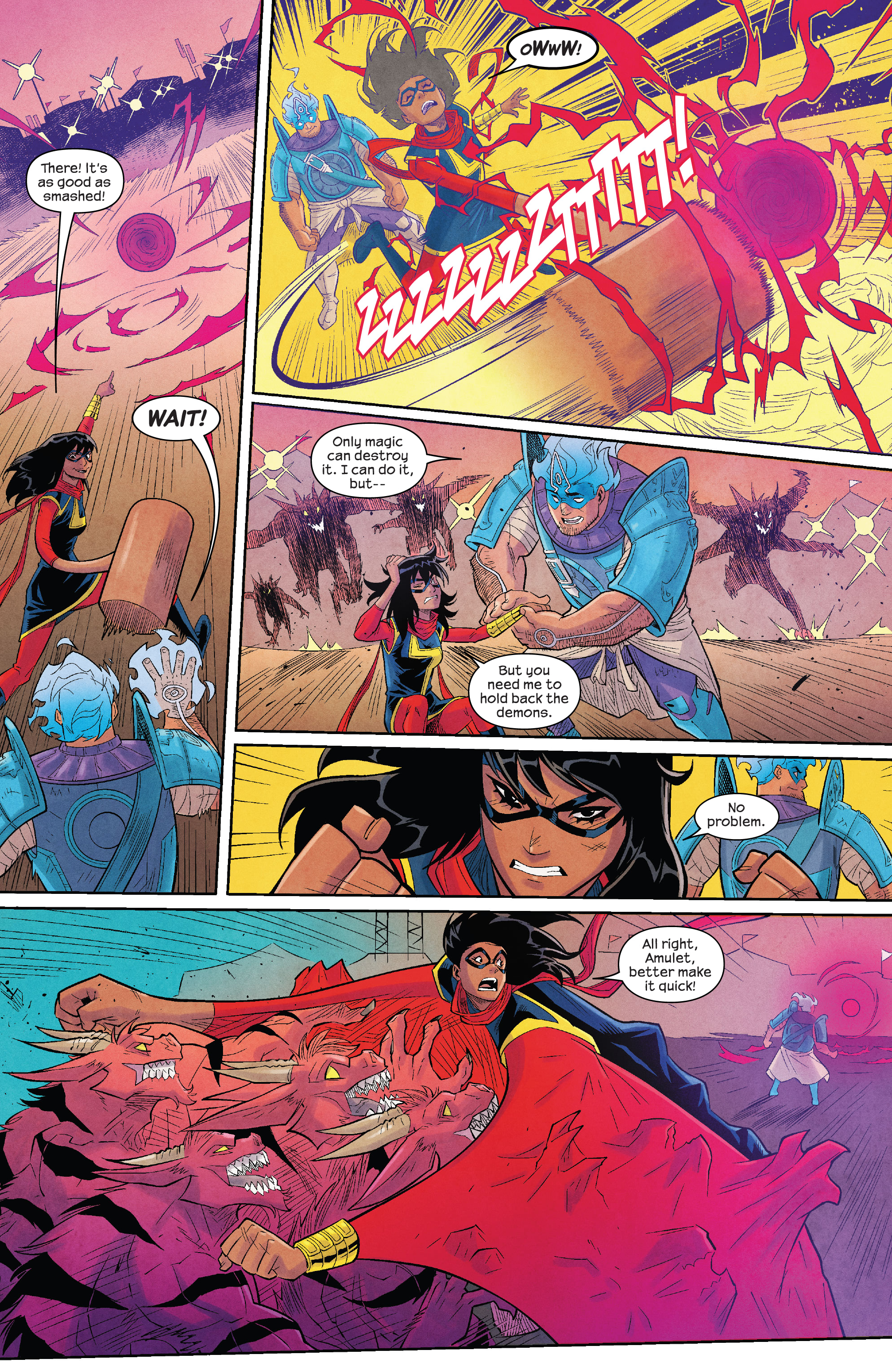 Read online Magnificent Ms. Marvel comic -  Issue #13 - 18