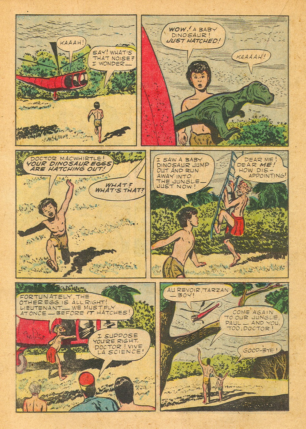 Read online Tarzan (1948) comic -  Issue #24 - 26