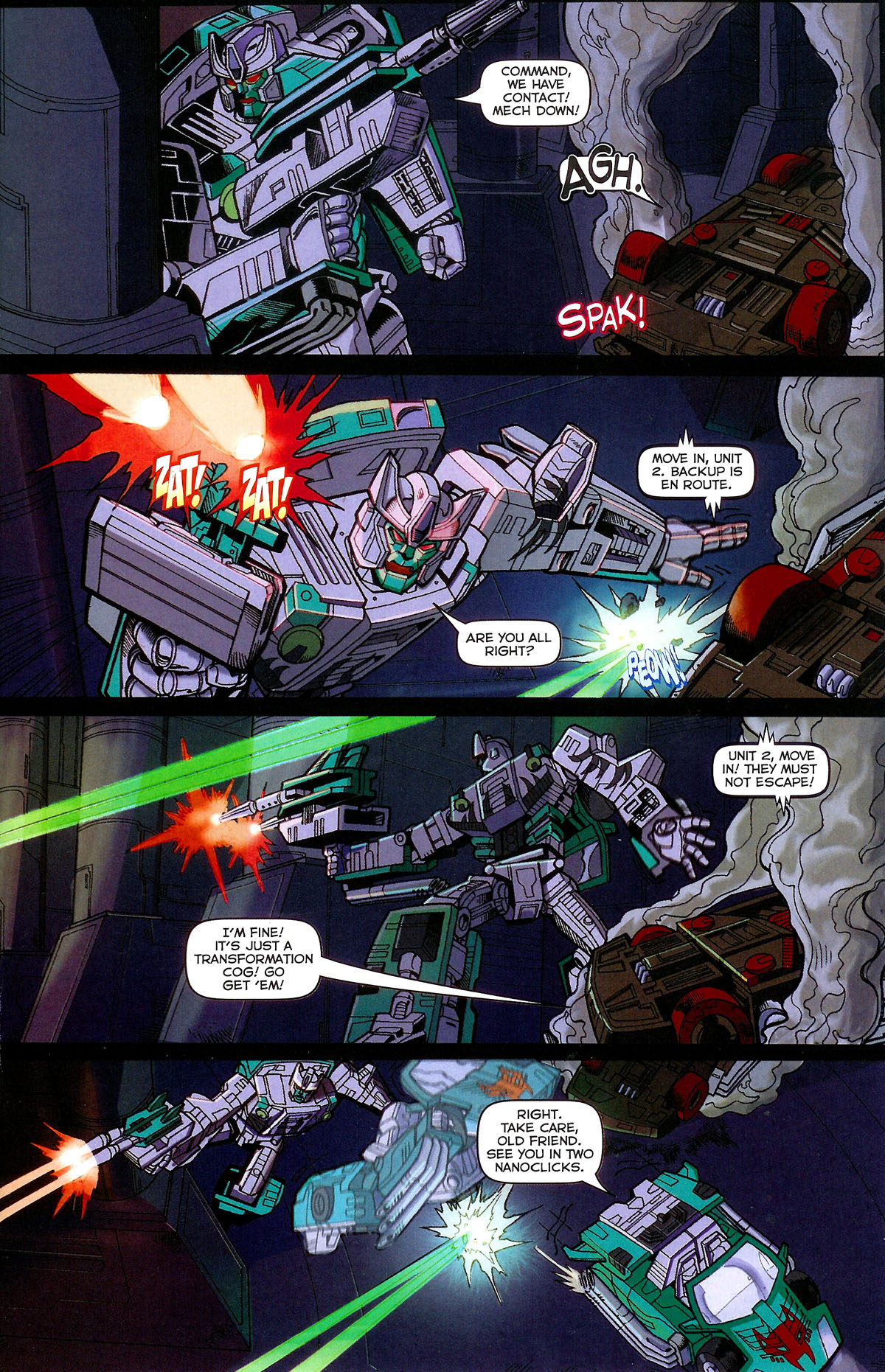 Read online Transformers: Timelines comic -  Issue #1 - 5