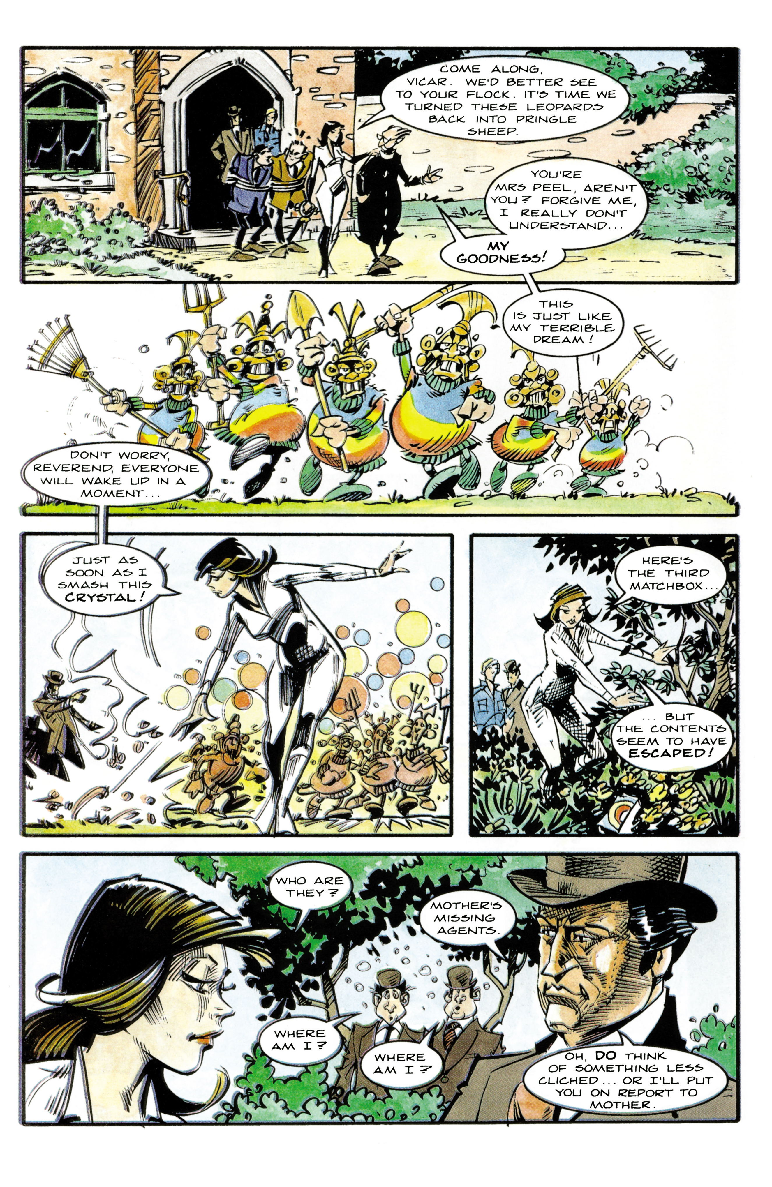 Read online Steed & Mrs. Peel: Golden Game comic -  Issue # Full - 145