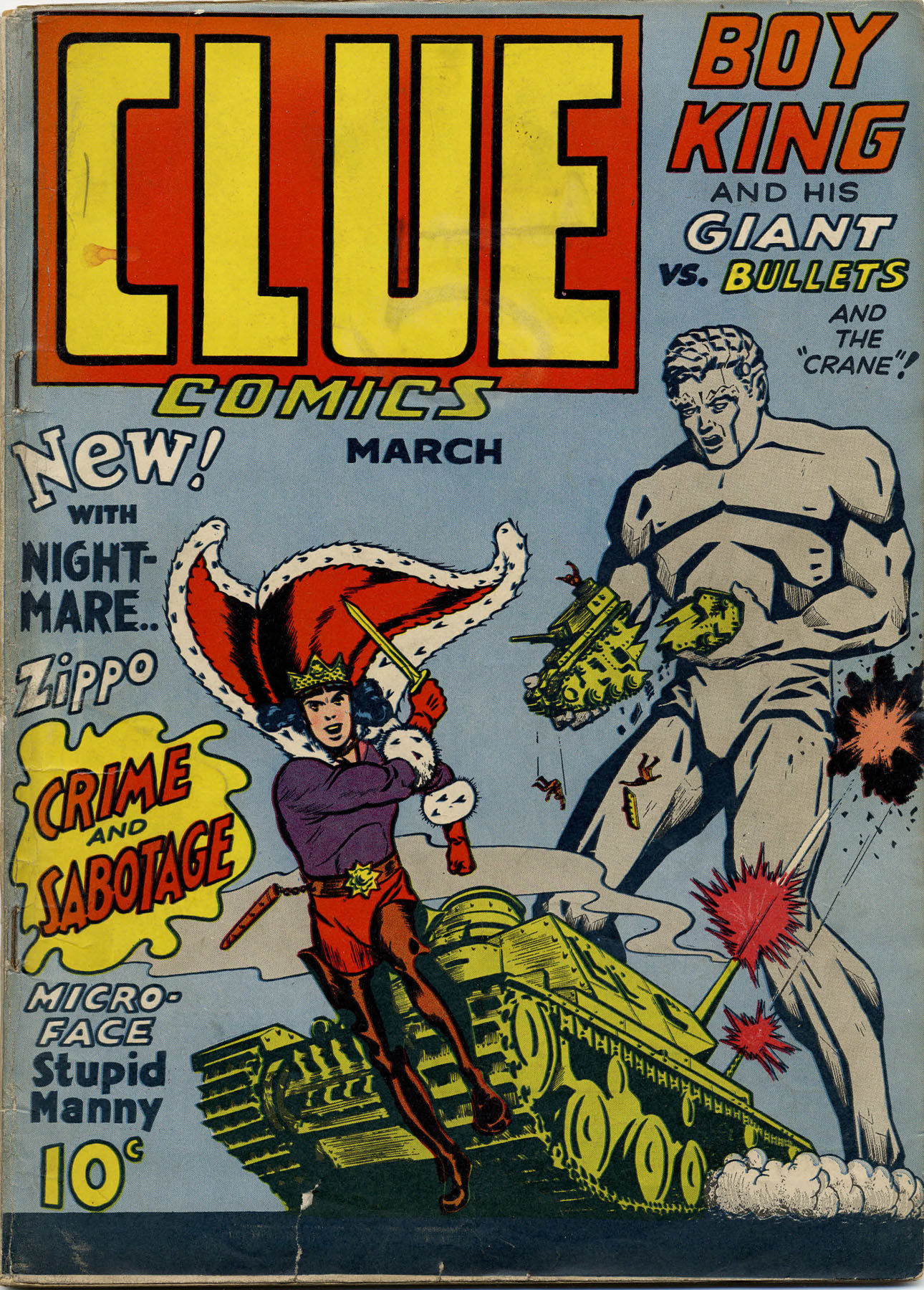 Read online Clue Comics comic -  Issue #3 - 1