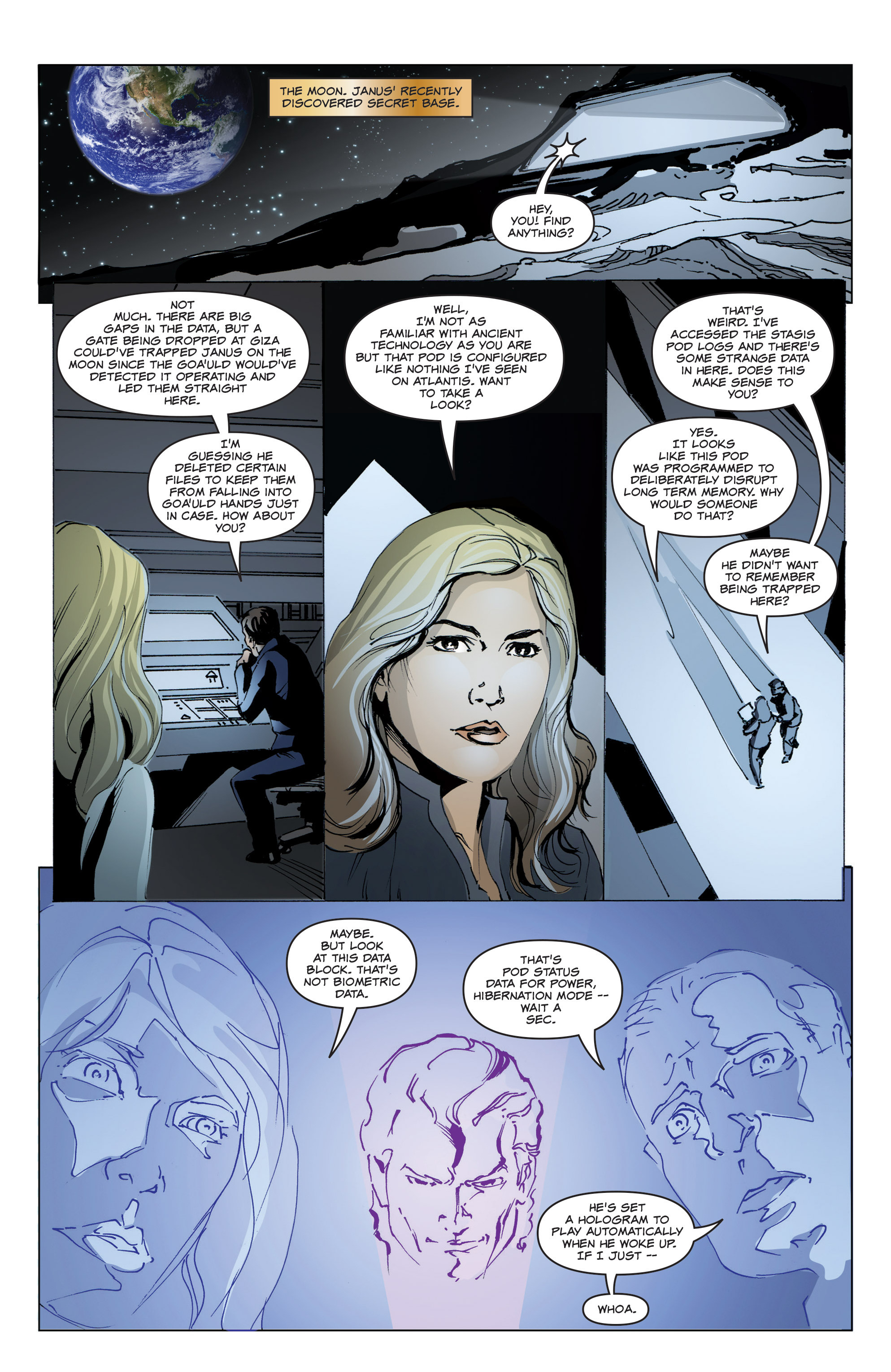 Read online Stargate Atlantis Back to Pegasus comic -  Issue #3 - 12