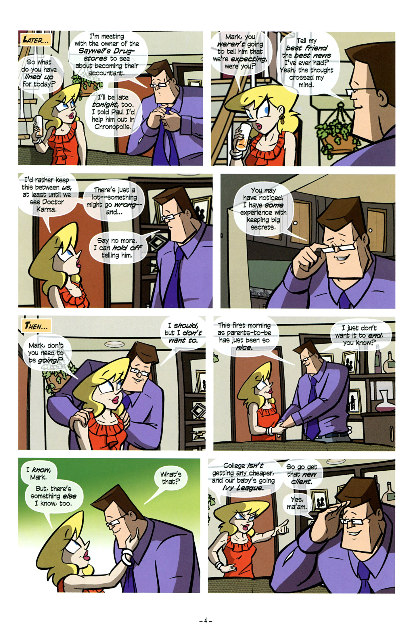 Read online Love and Capes: What to Expect comic -  Issue #1 - 6