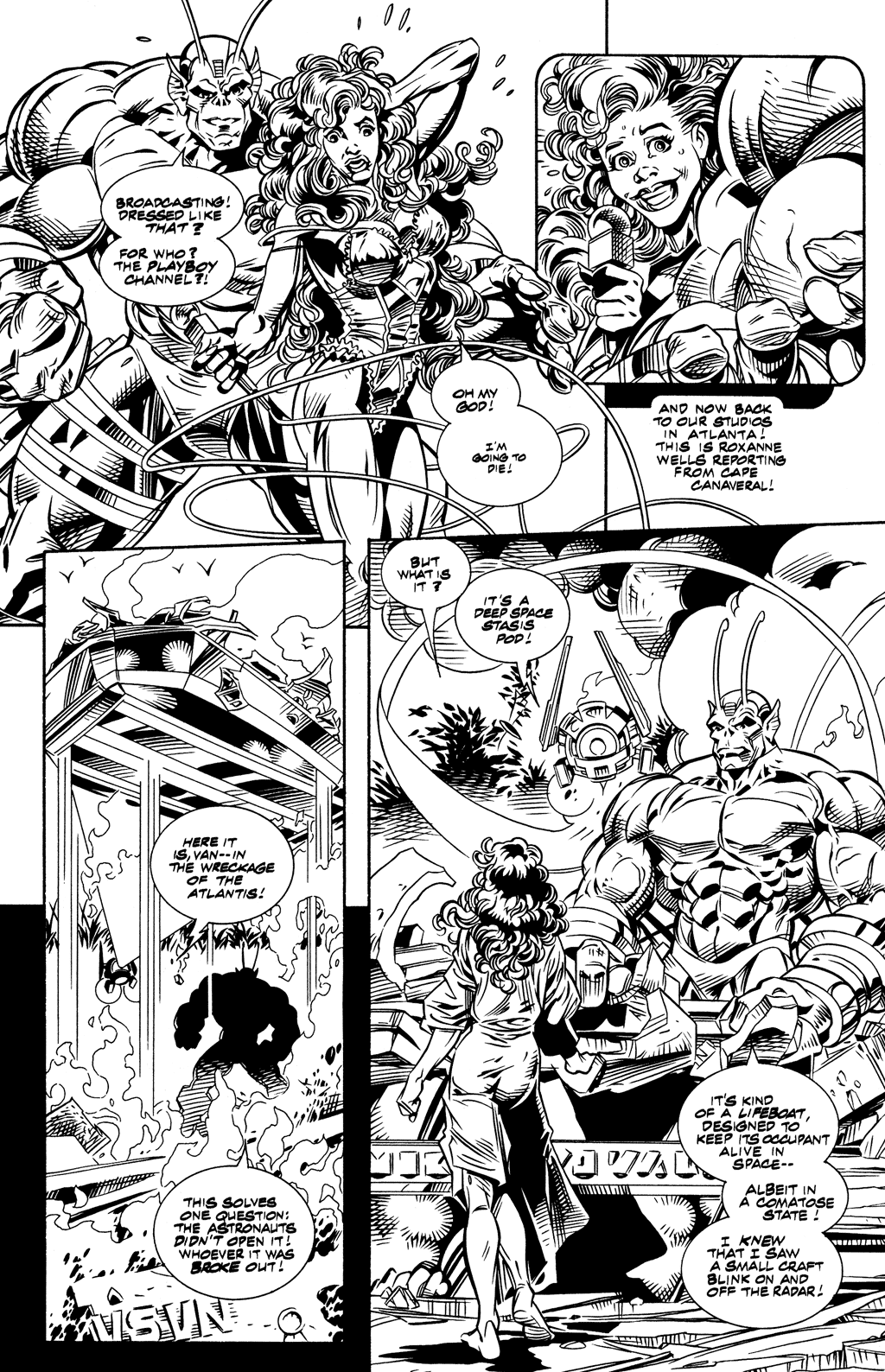 Read online Vanguard: Strange Visitors comic -  Issue #2 - 12
