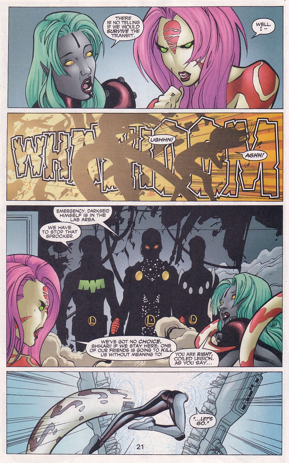 Read online The Legion comic -  Issue #21 - 22