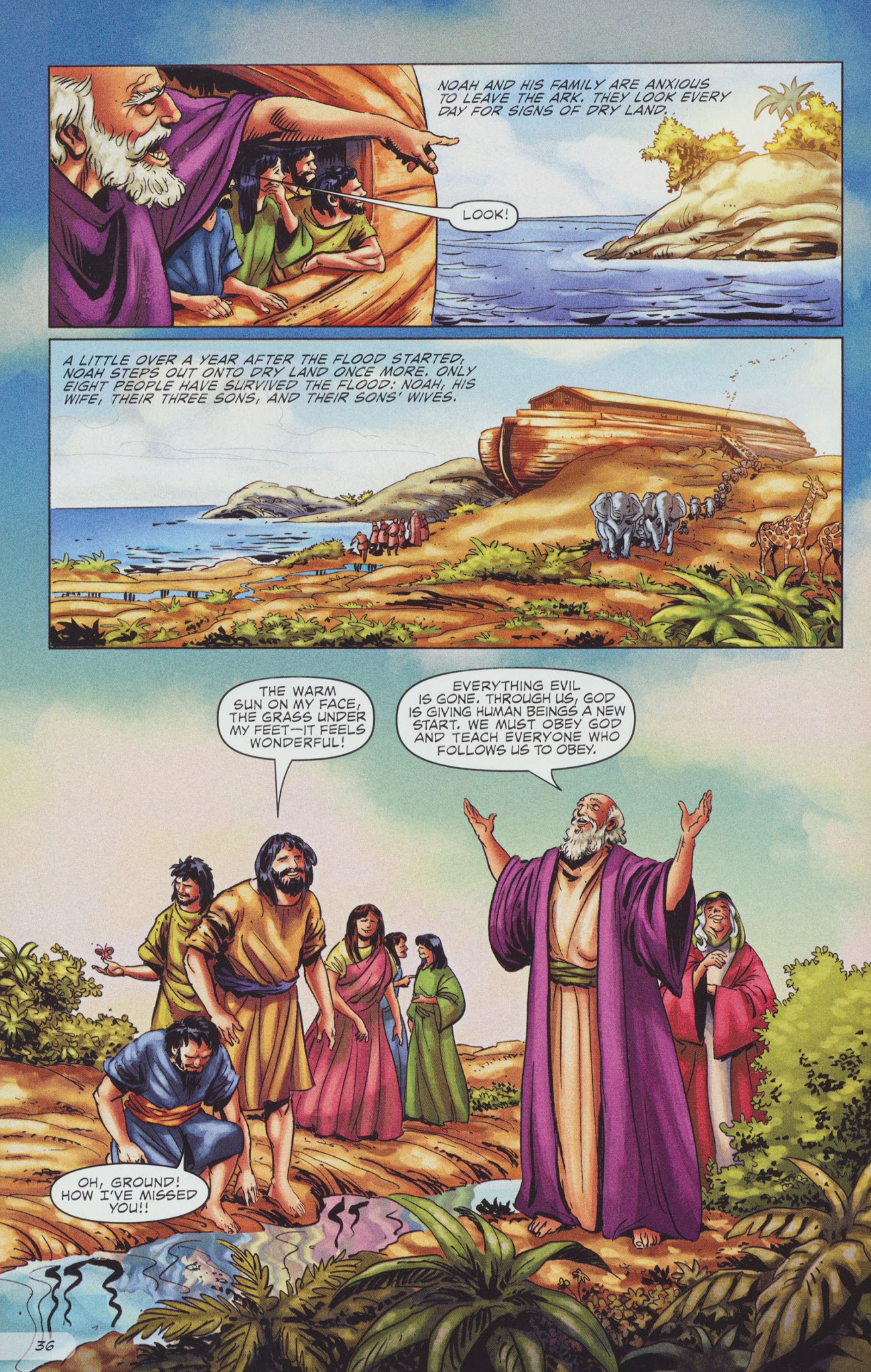 Read online The Action Bible comic -  Issue # TPB 1 - 40