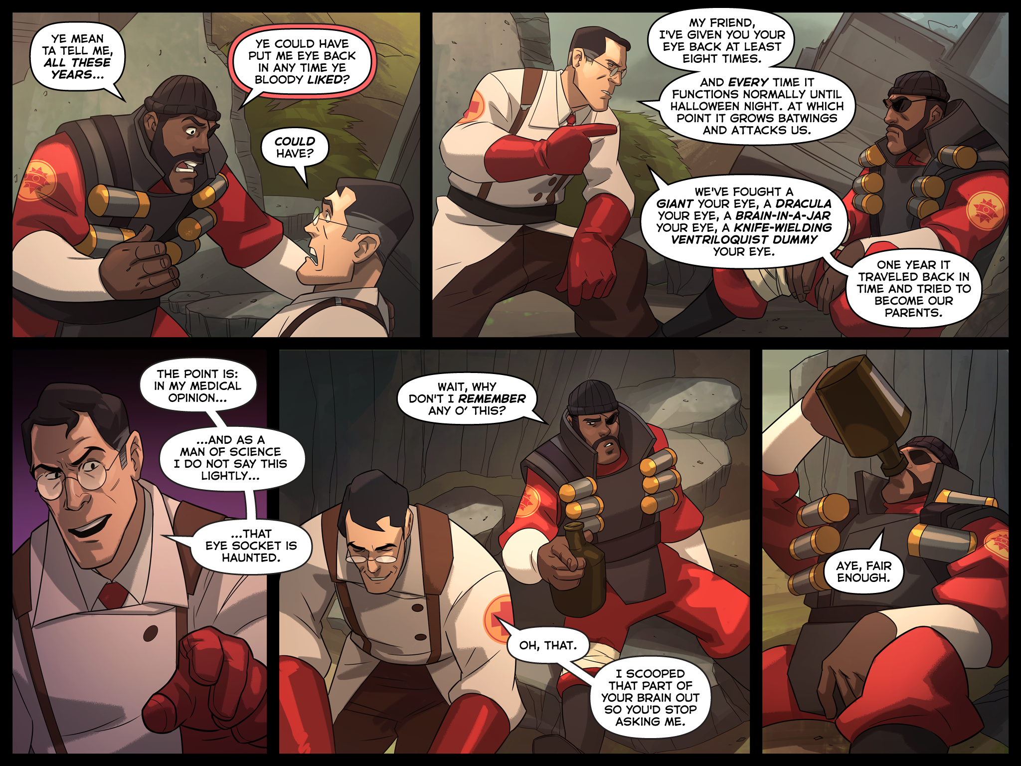 Read online Team Fortress 2 comic -  Issue #6 - 94