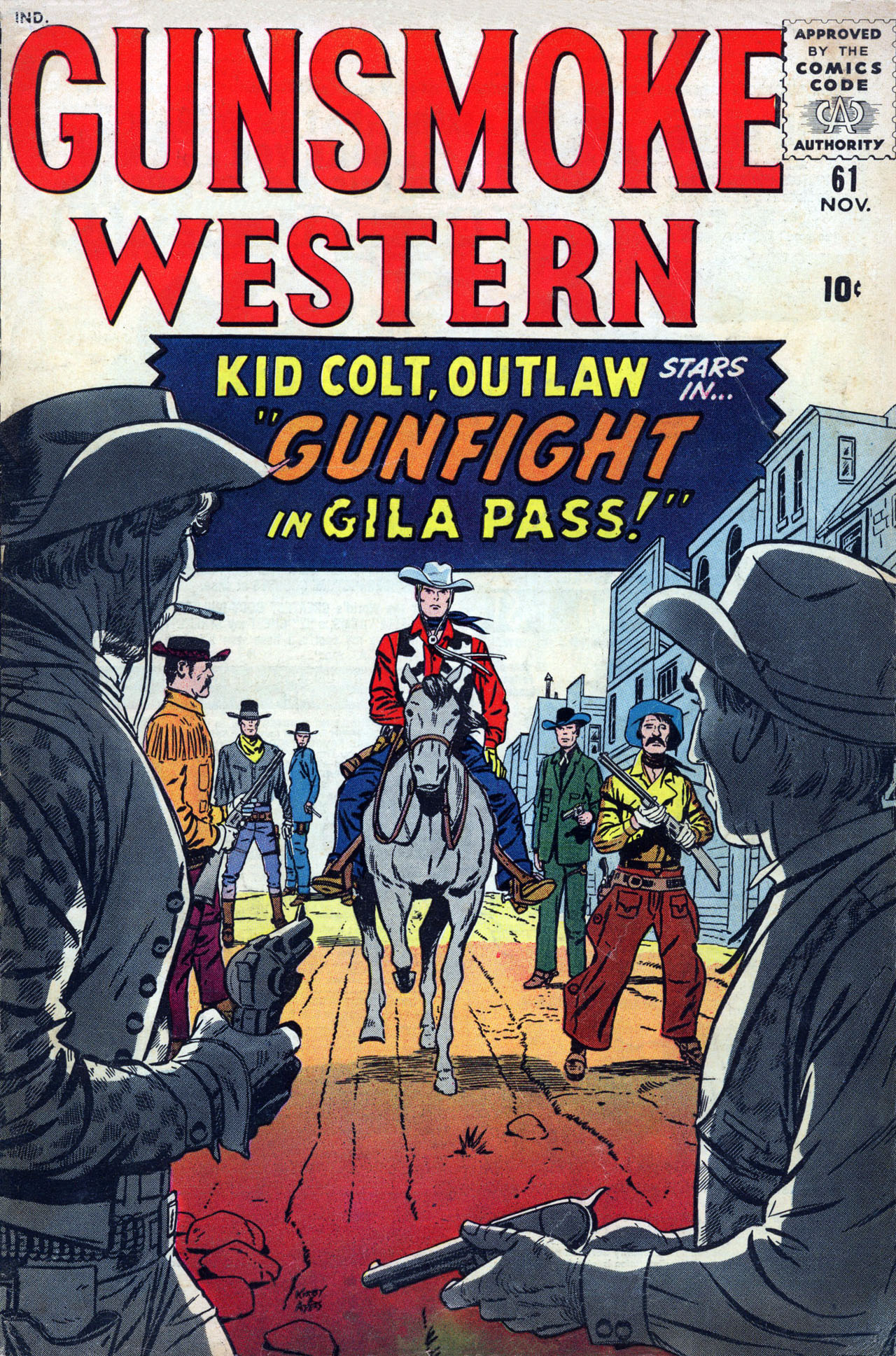 Read online Gunsmoke Western comic -  Issue #61 - 1