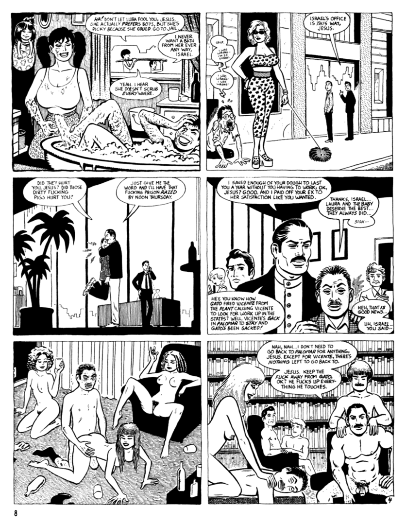 Read online Love and Rockets (1982) comic -  Issue #42 - 10