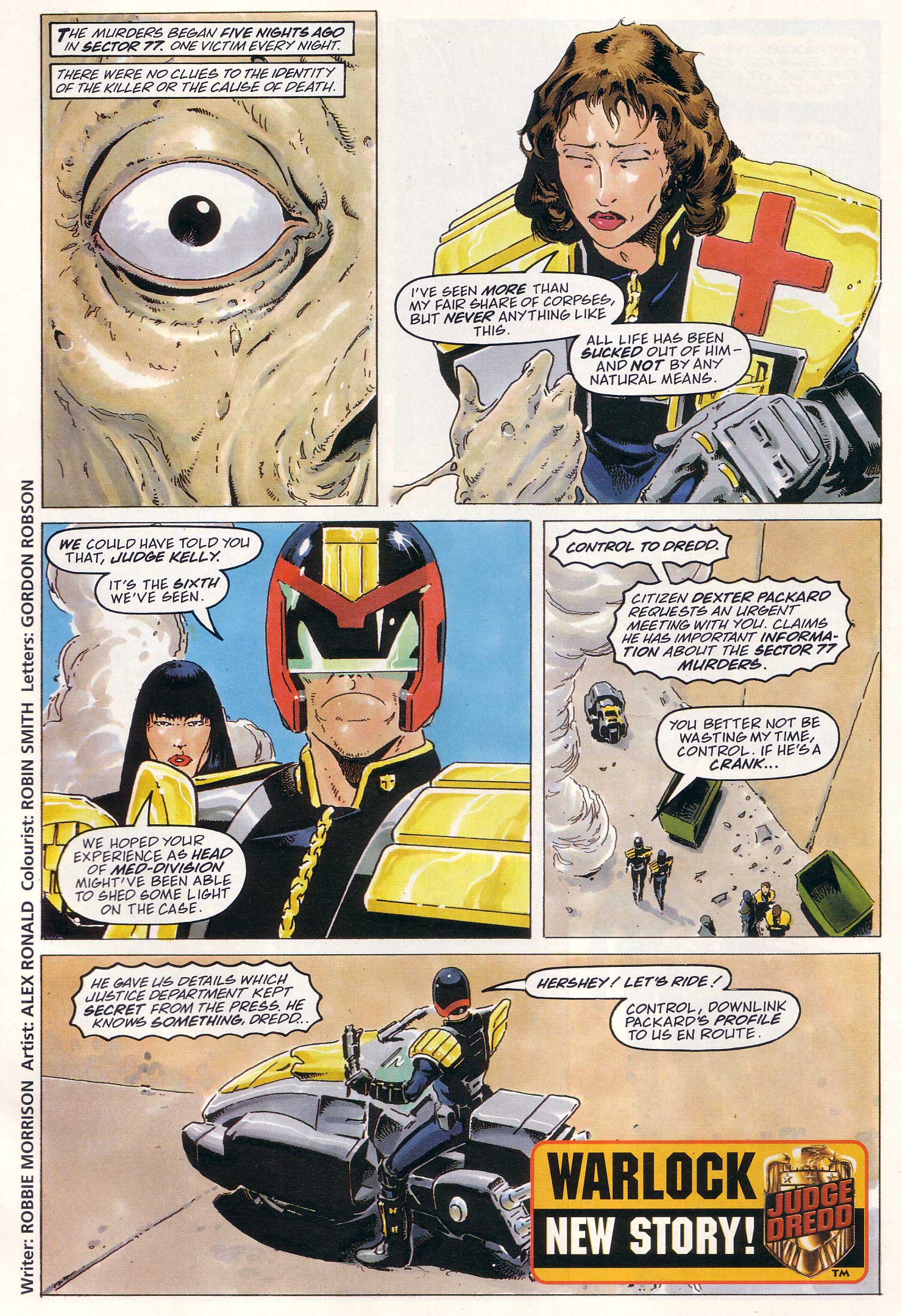 Read online Judge Dredd Lawman of the Future comic -  Issue #22 - 3