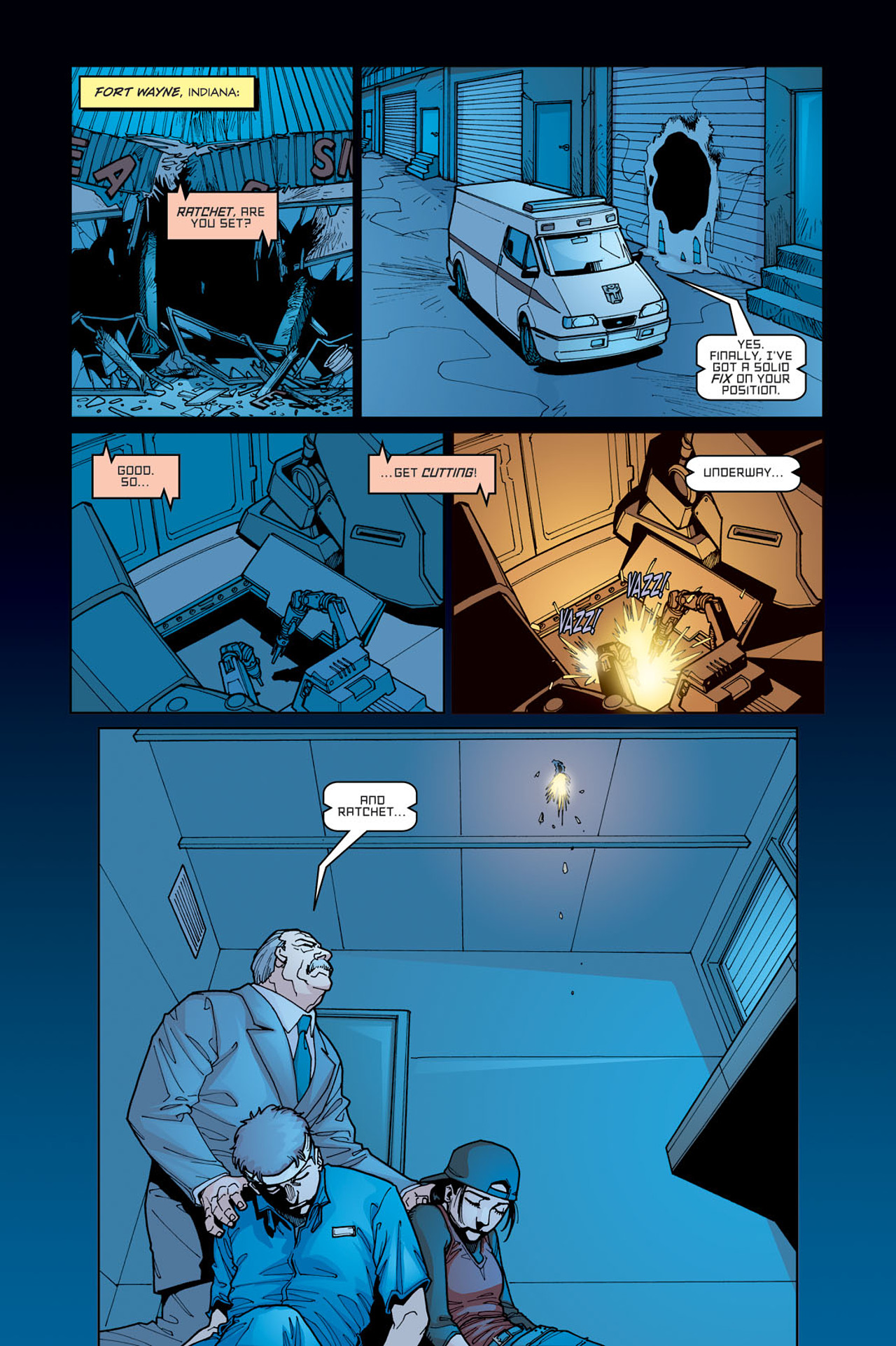 Read online The Transformers: Escalation comic -  Issue #6 - 12