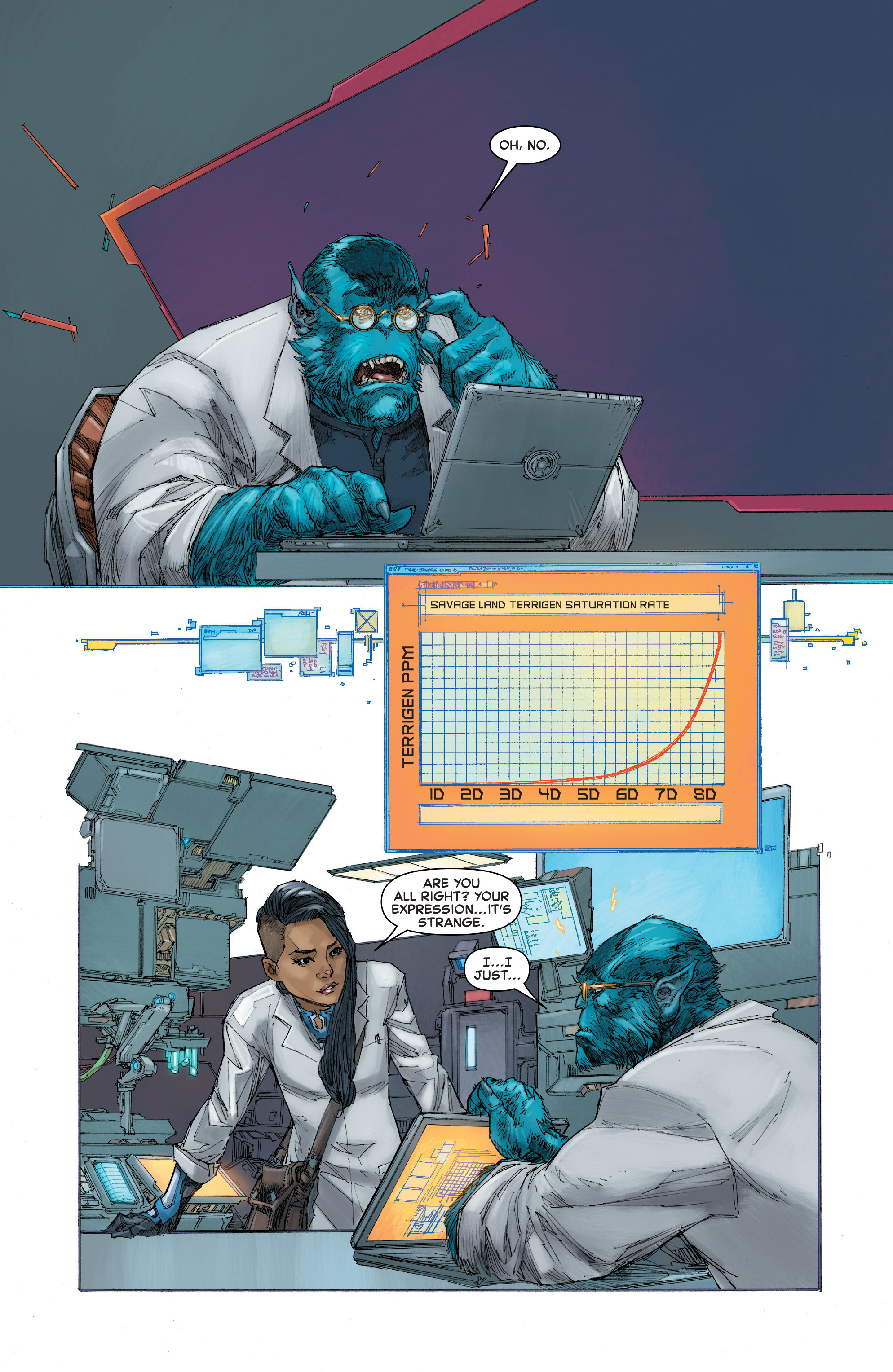 Read online Inhumans Vs. X-Men comic -  Issue #0 - 30