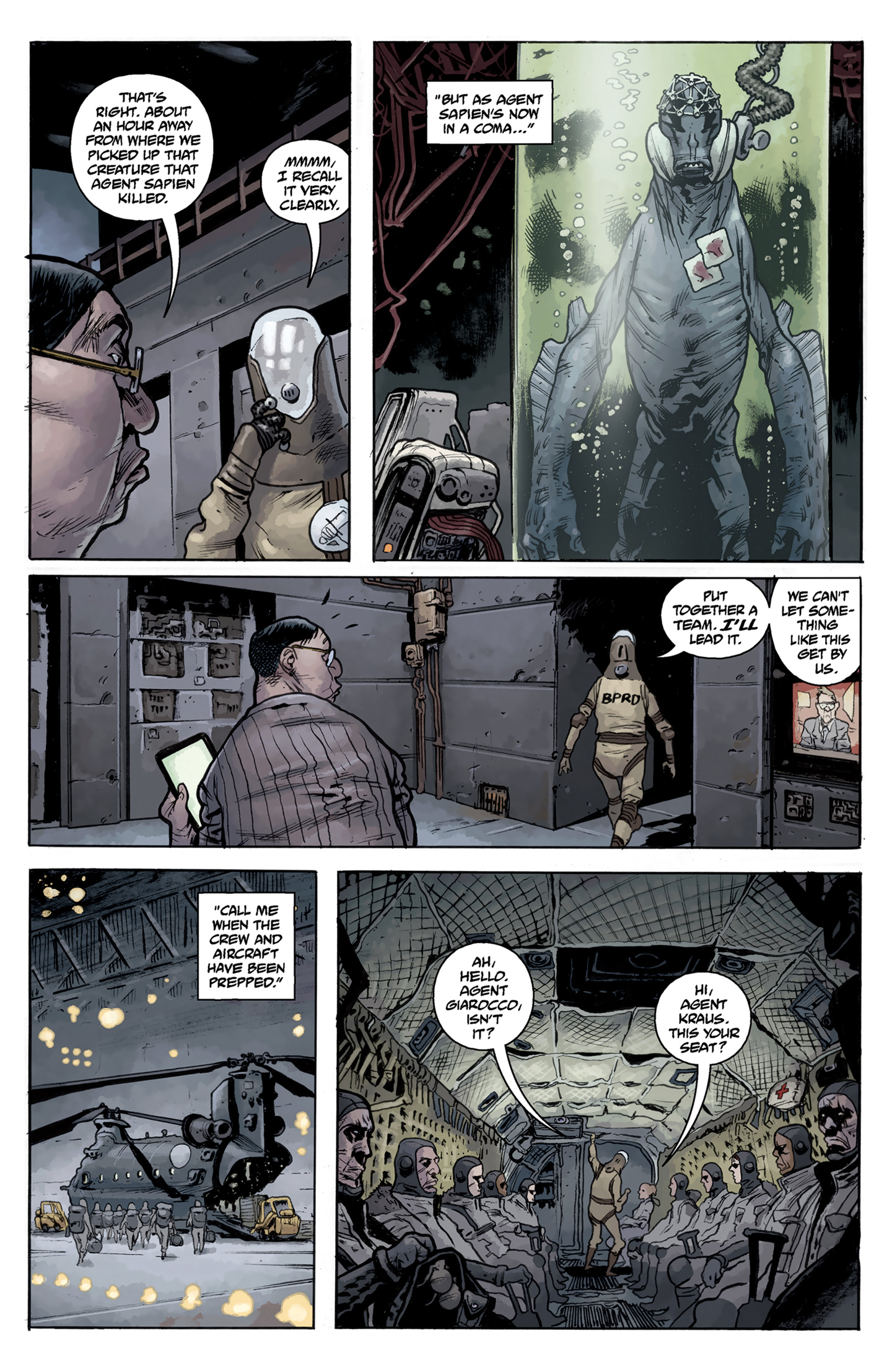 Read online B.P.R.D. Hell on Earth: The Long Death comic -  Issue #1 - 12