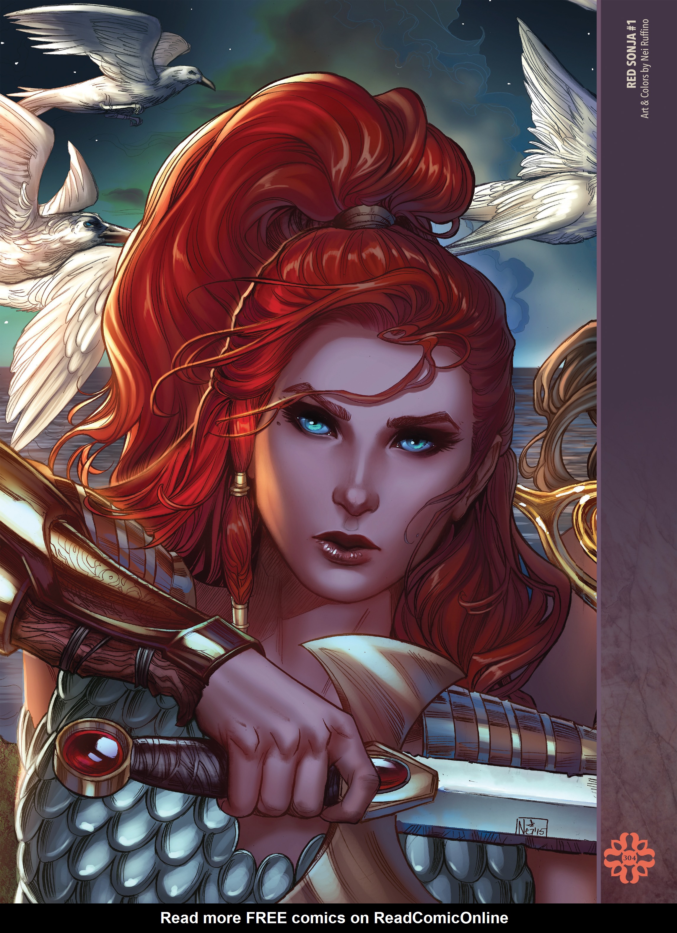 Read online The Art of Red Sonja comic -  Issue # TPB 2 (Part 4) - 5