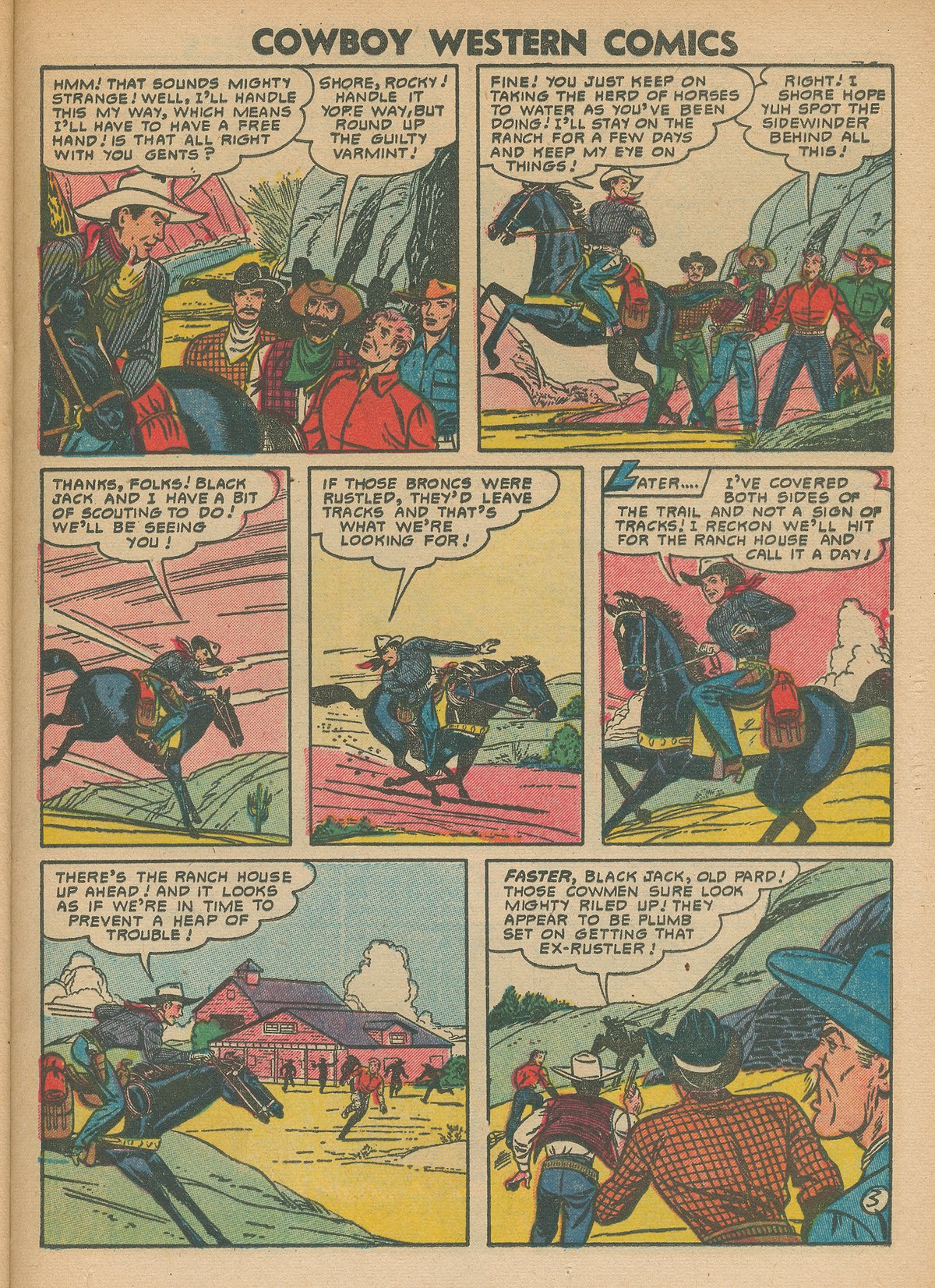 Read online Cowboy Western Comics (1954) comic -  Issue #48 - 25