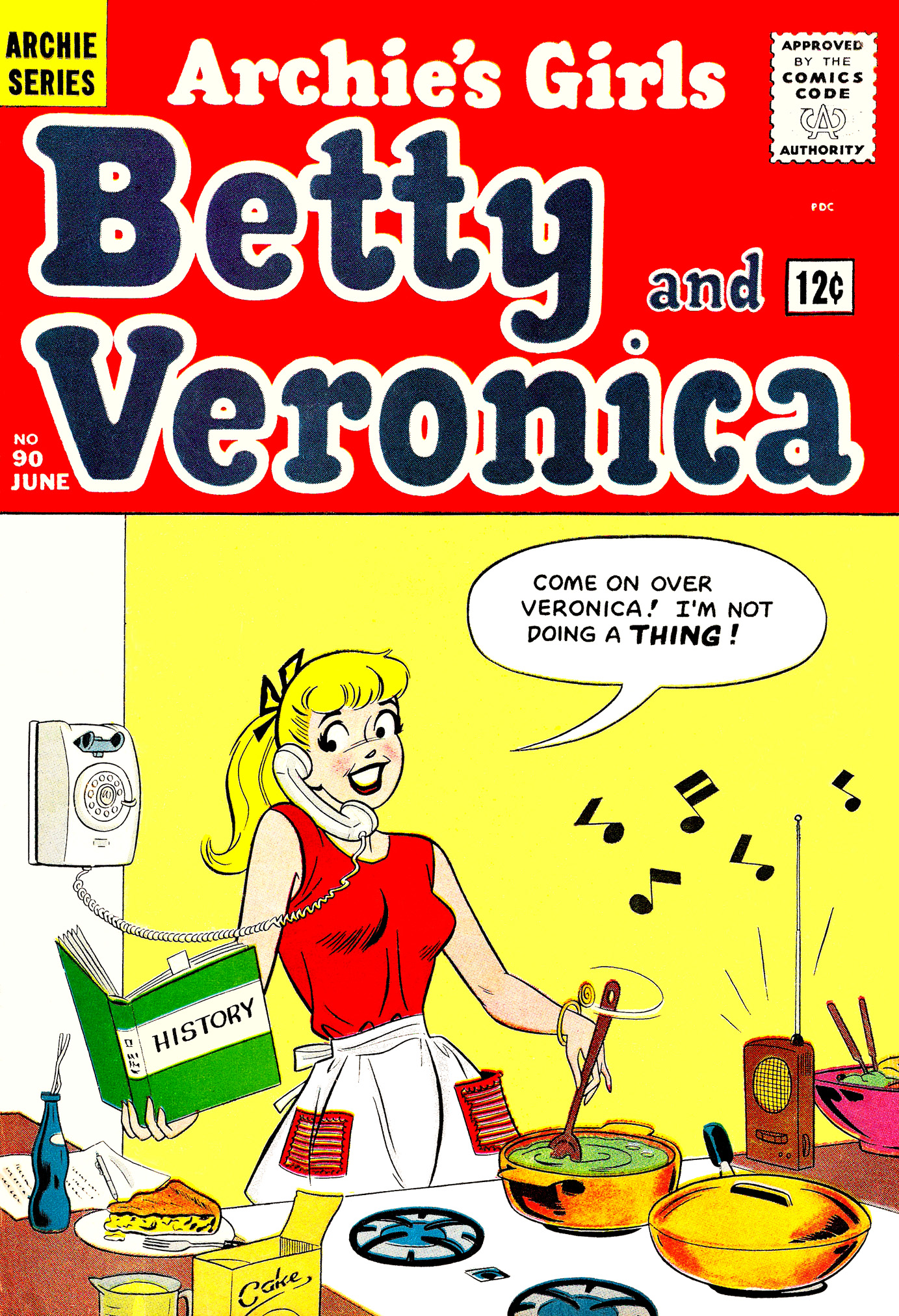 Read online Archie's Girls Betty and Veronica comic -  Issue #90 - 1