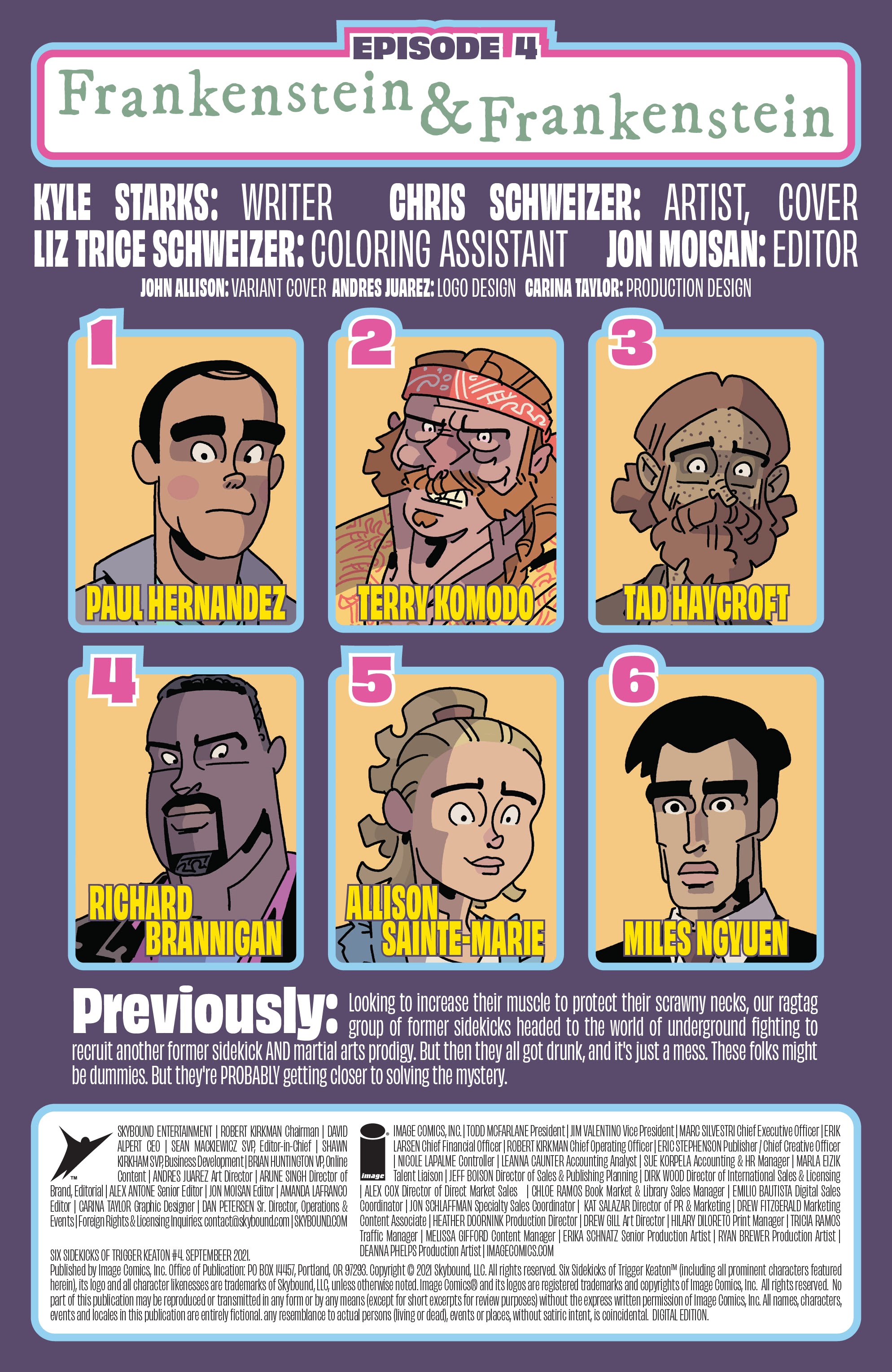 Read online The Six Sidekicks of Trigger Keaton comic -  Issue #4 - 2