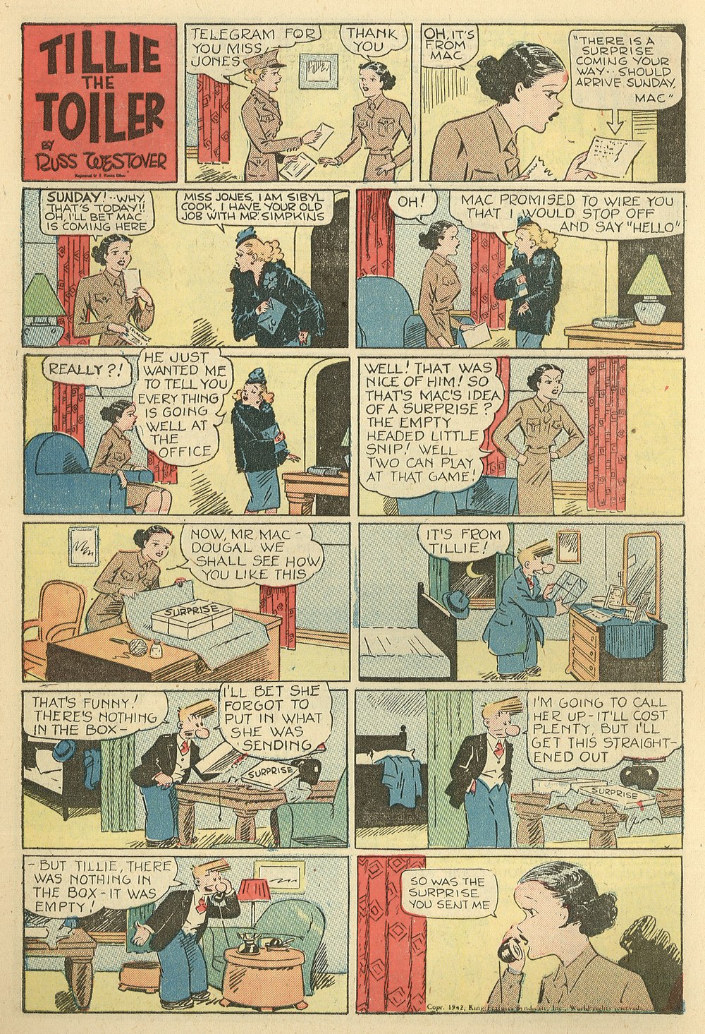 Read online Four Color Comics comic -  Issue #55 - 12