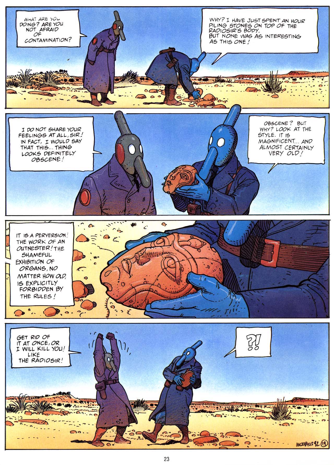 Read online Epic Graphic Novel: Moebius comic -  Issue # TPB 9 - 25